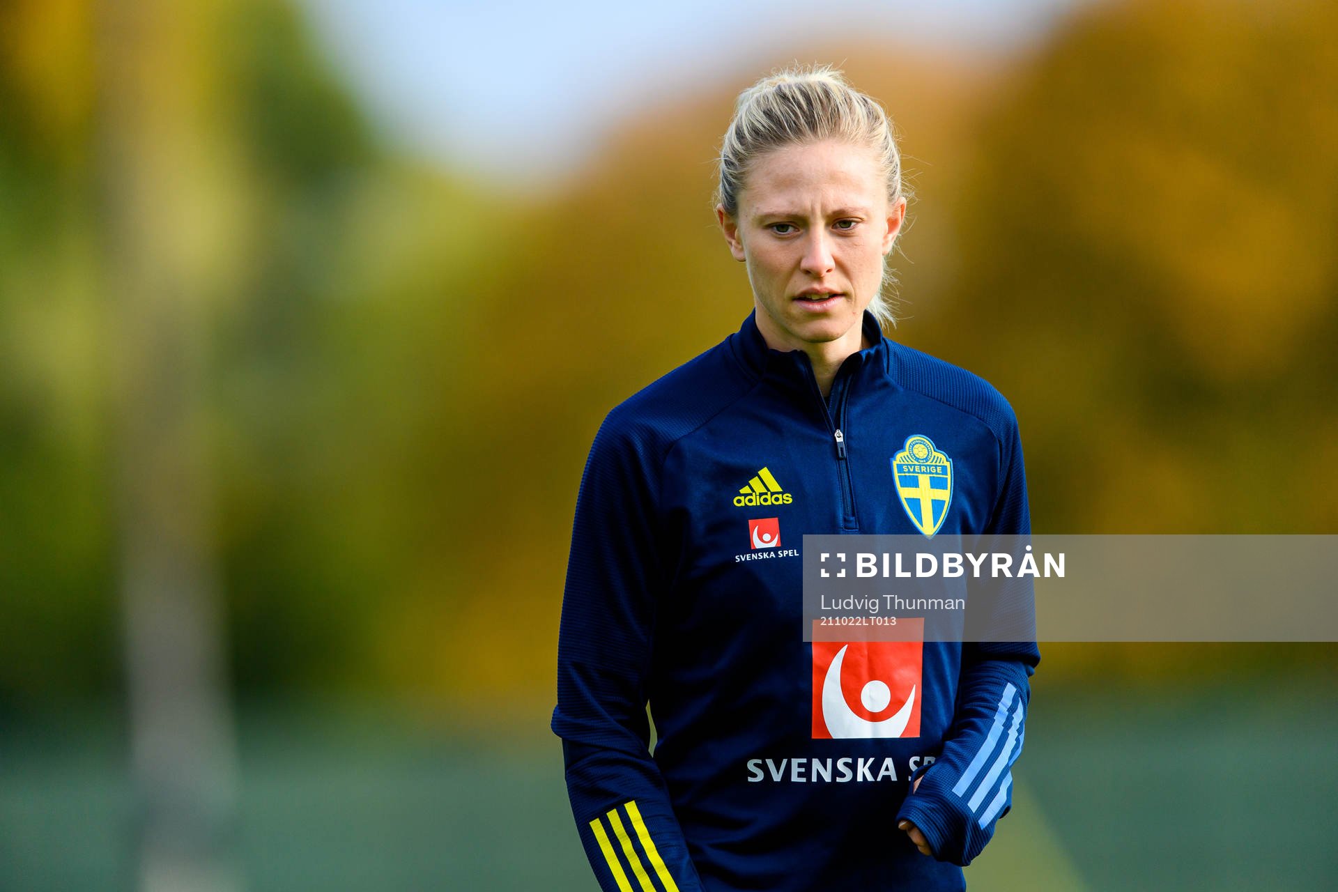 Rebecka Blomqvist of the Swedish women's national football
