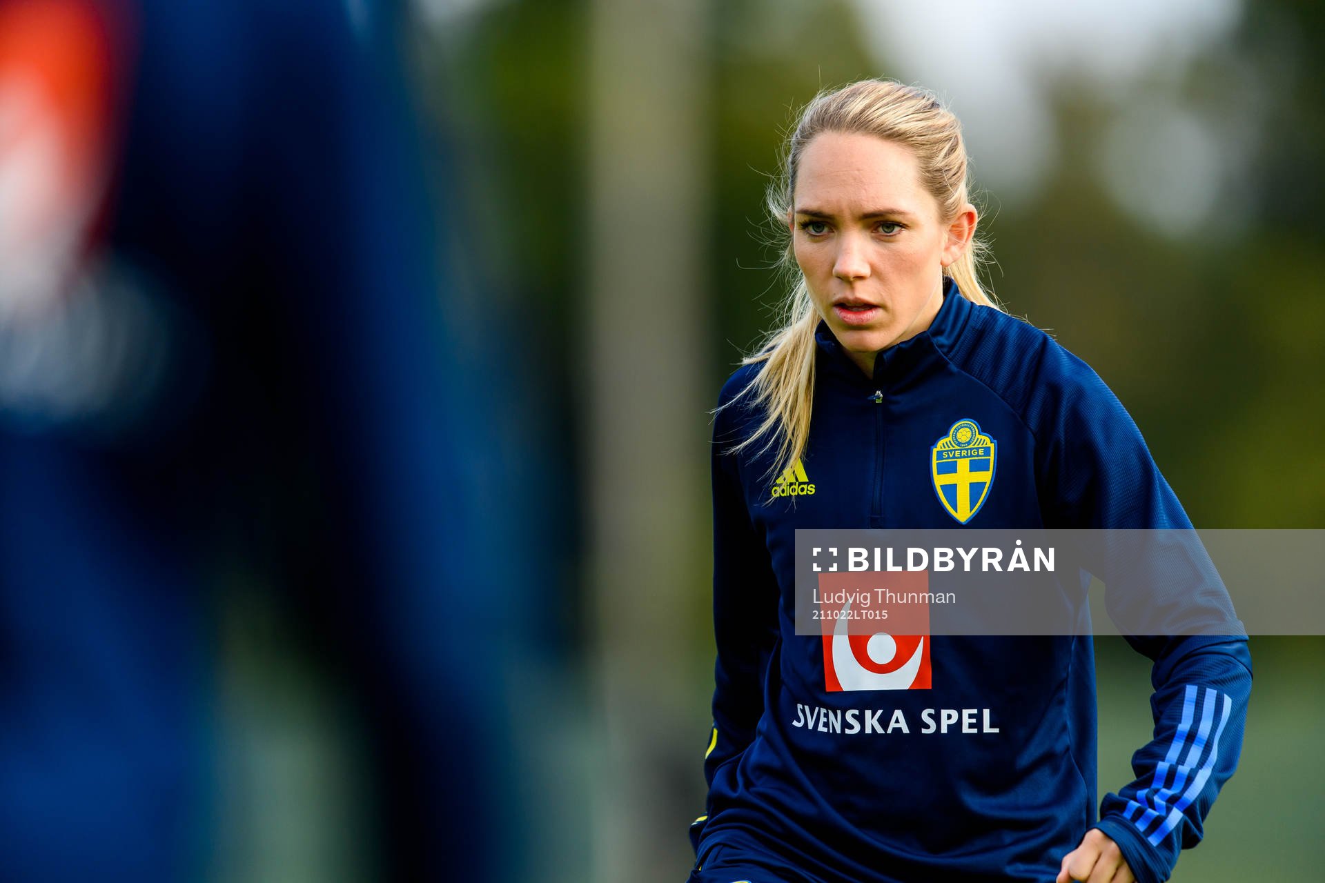 Elin Rubensson of the Swedish women's national football team