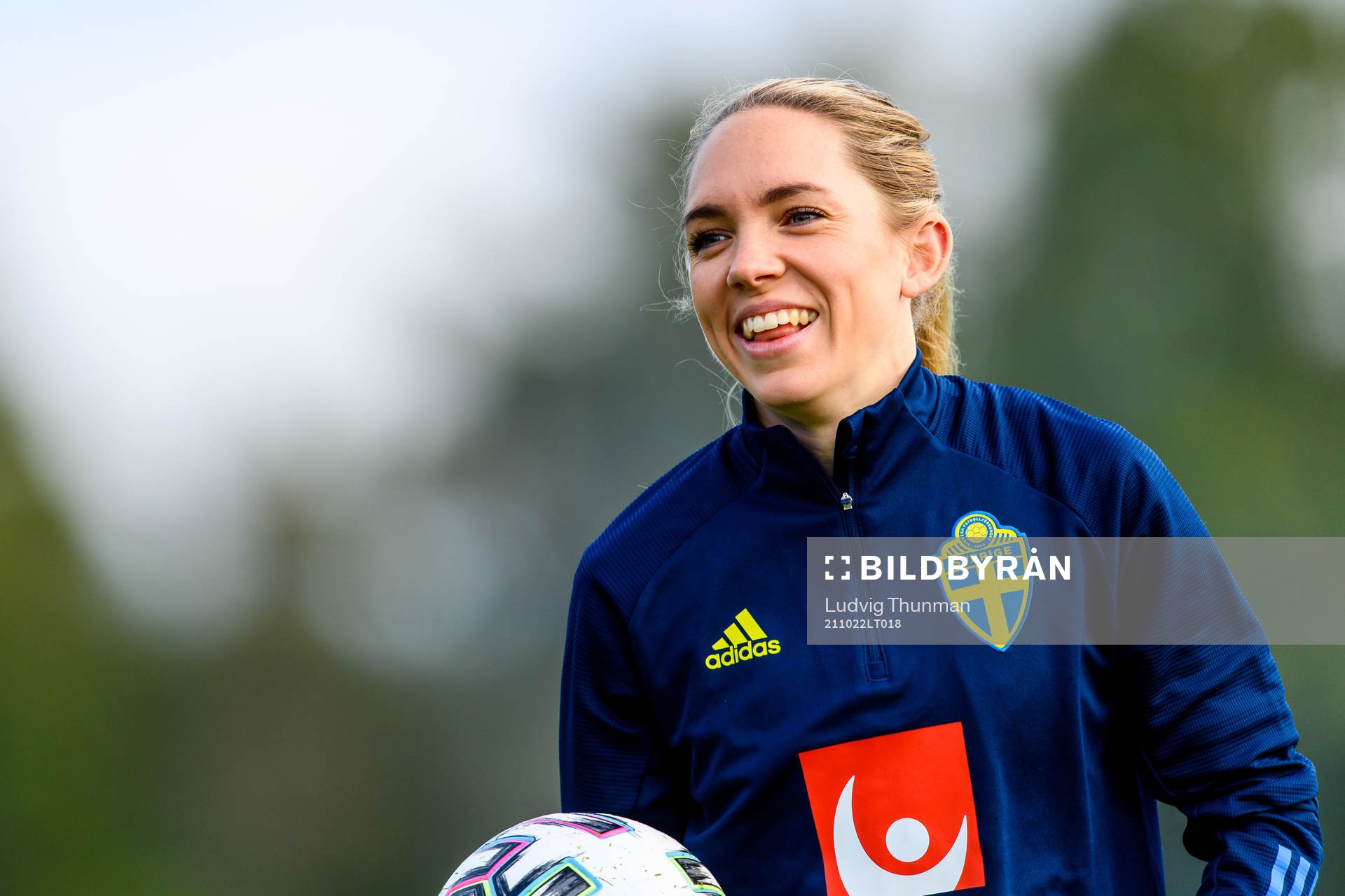 Elin Rubensson of the Swedish women's national football team