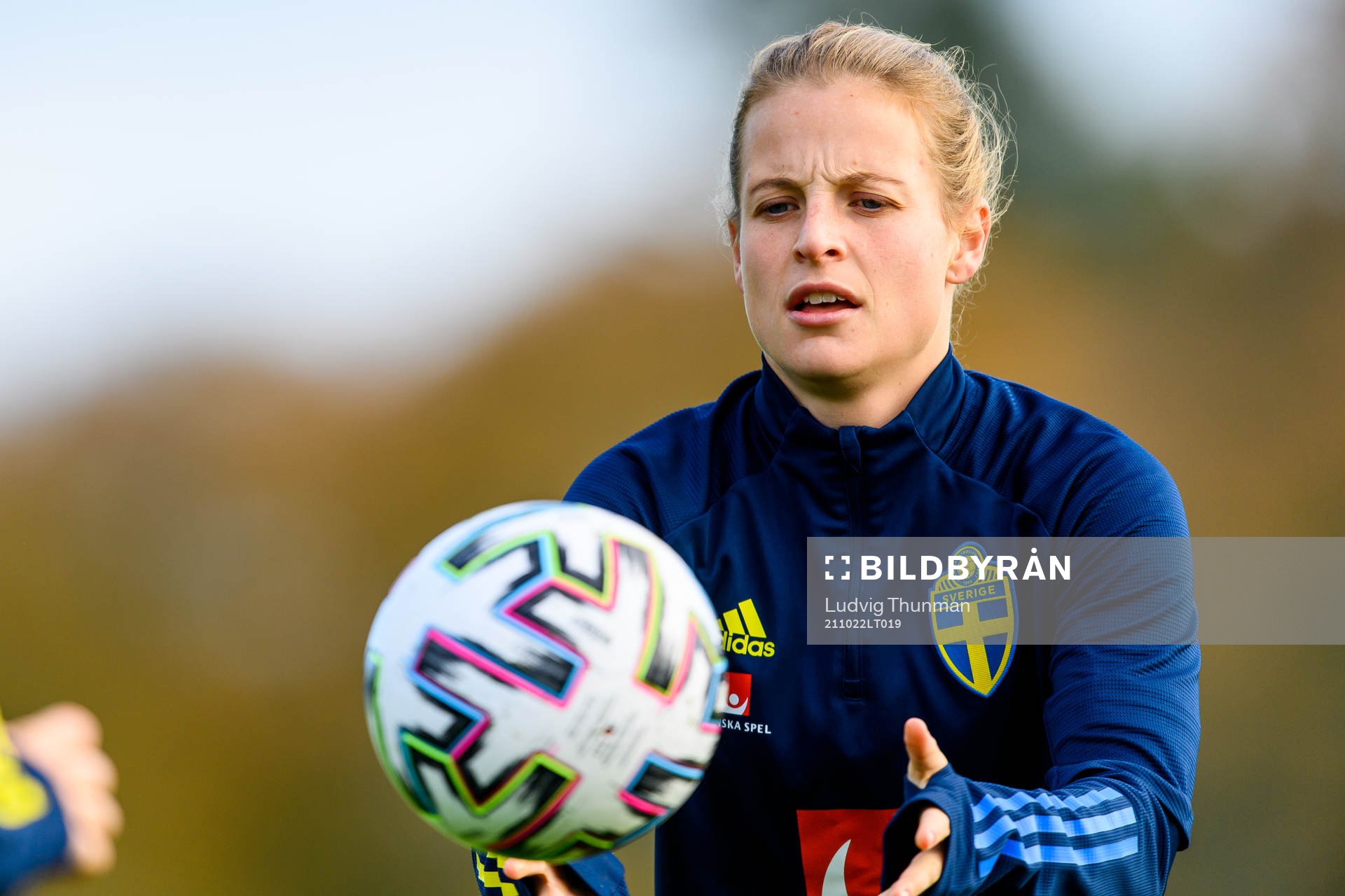 Anna Anvegård of the Swedish women's national football team