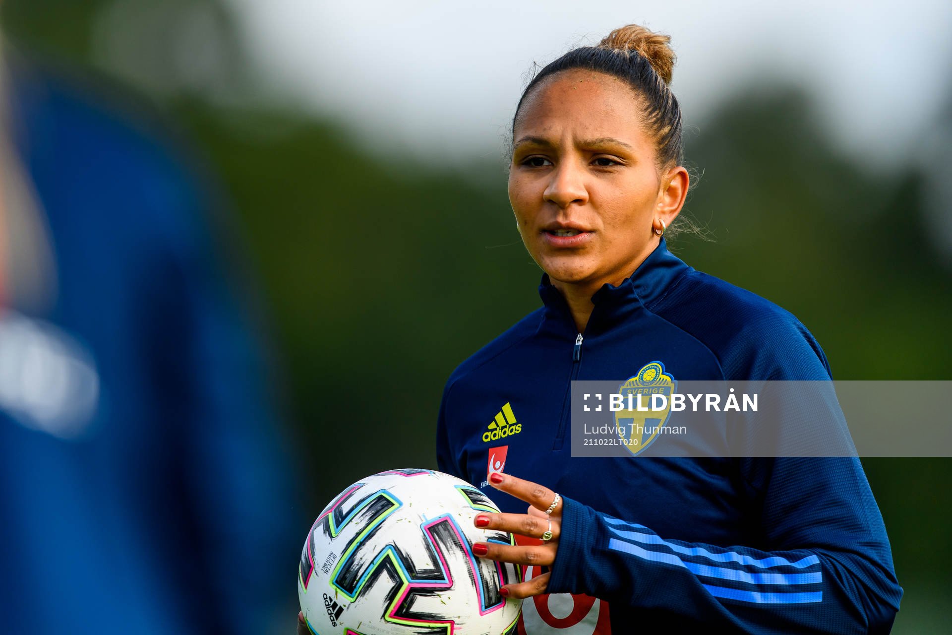 Madelen Janogy of the Swedish women's national football team