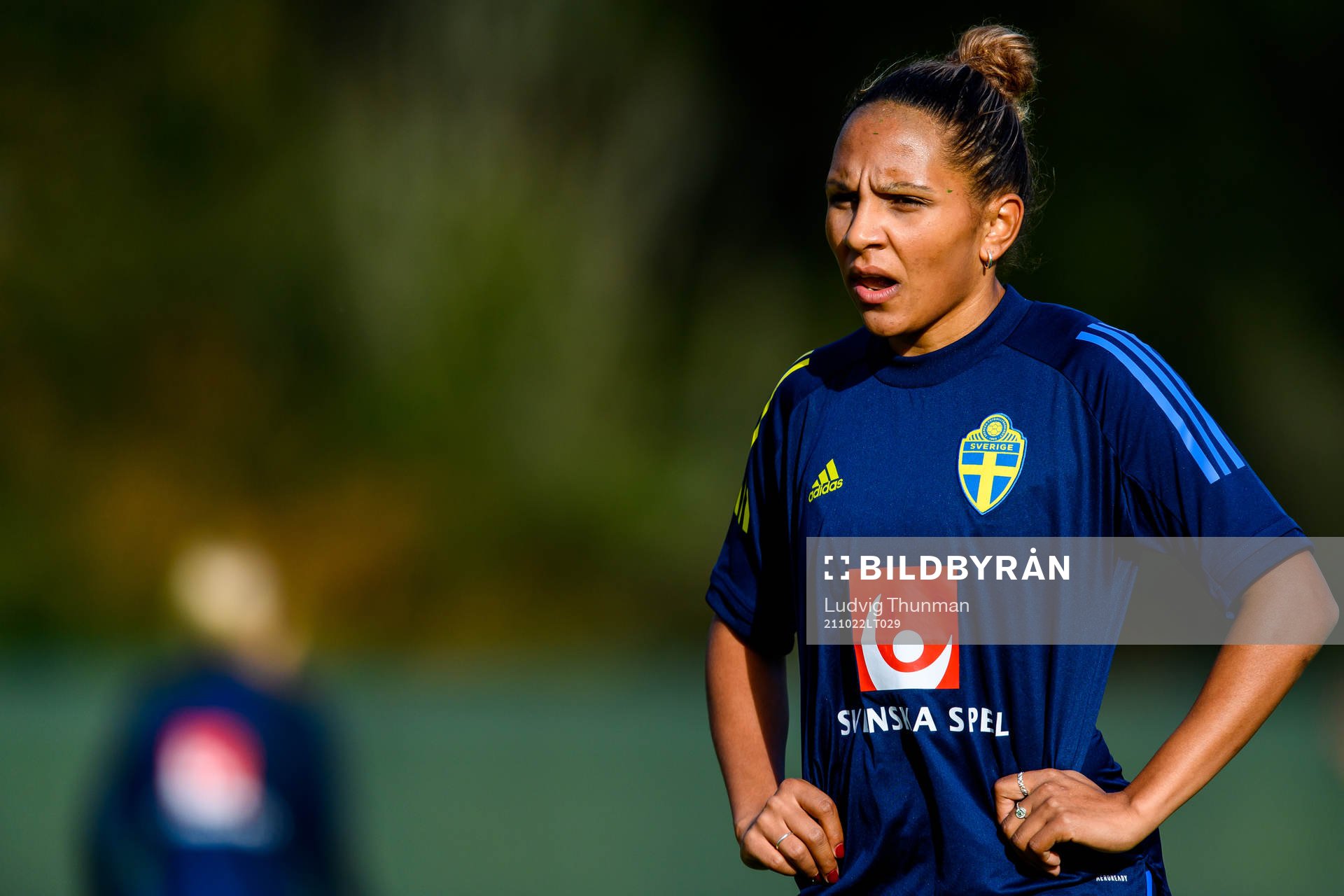 Madelen Janogy of the Swedish women's national football team