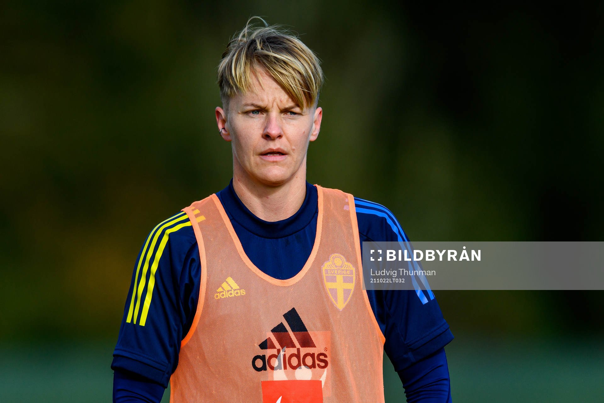 Nilla Fischer of the Swedish women's national football team