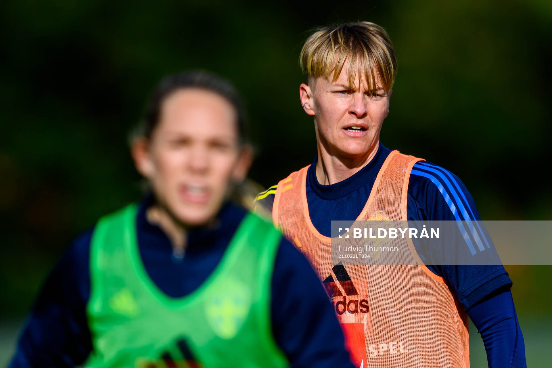 Nilla Fischer of the Swedish women's national football team