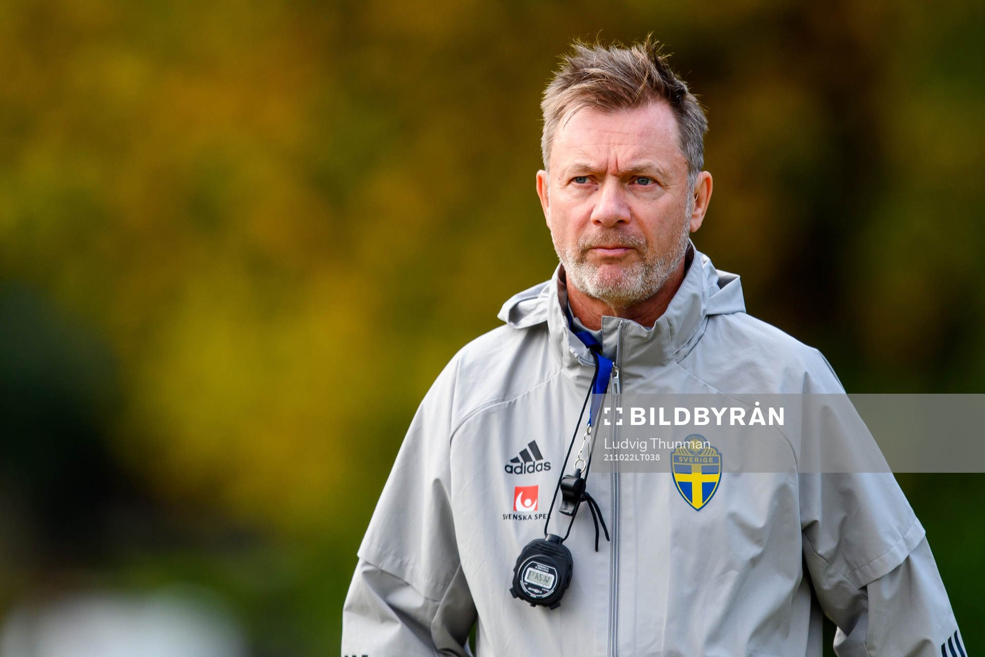 Peter Gerhardsson, head coach of the Swedish women's