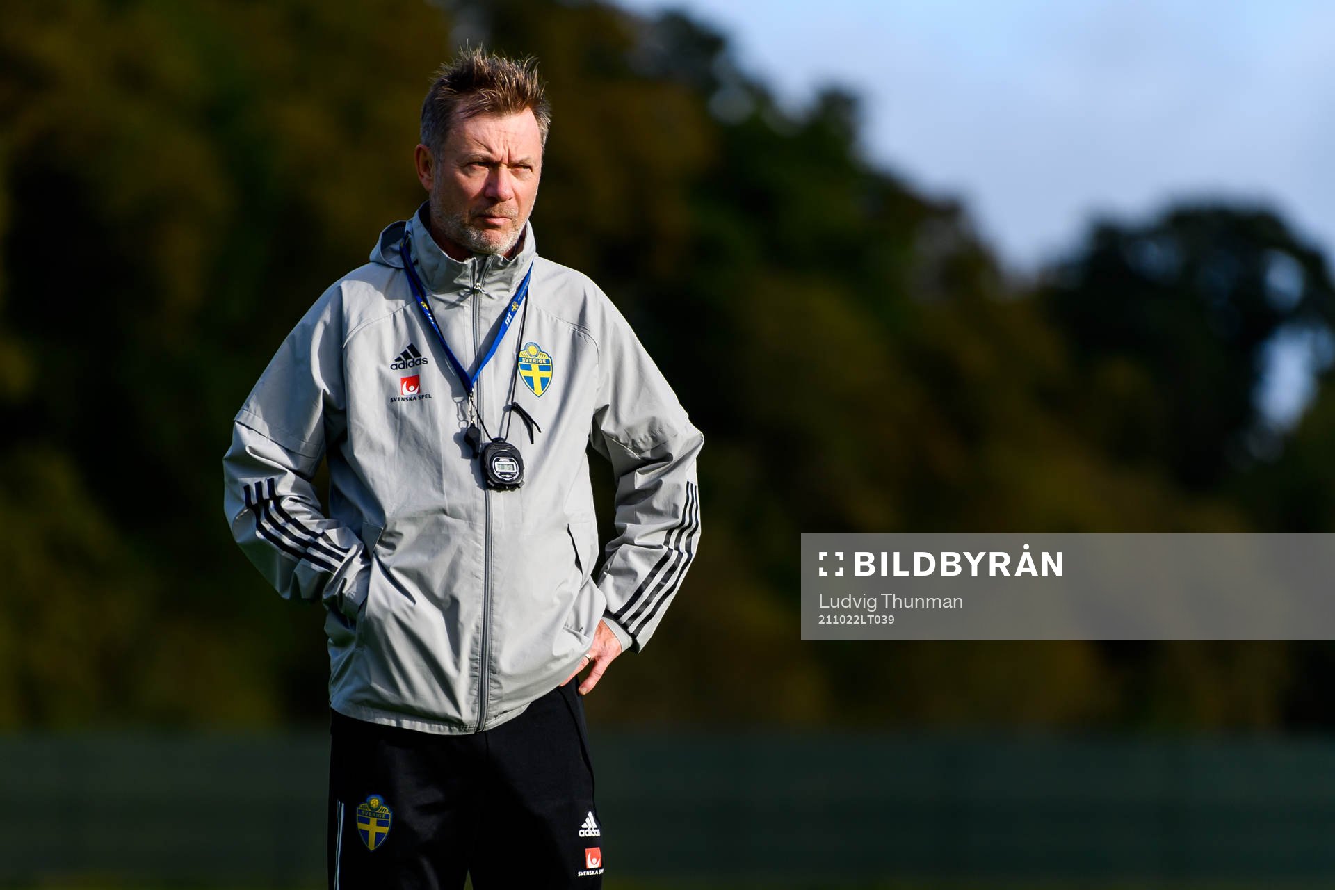 Peter Gerhardsson, head coach of the Swedish women's