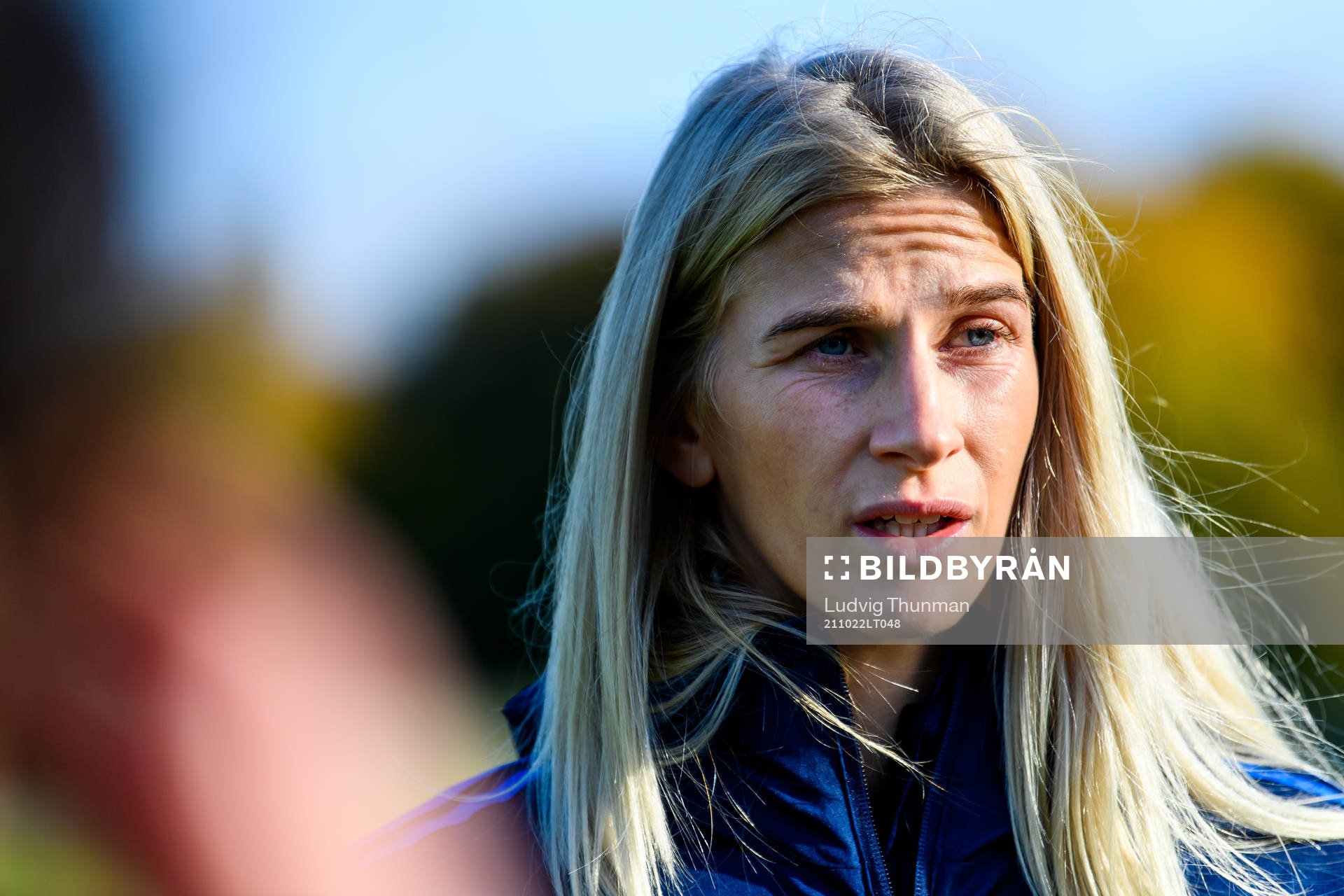 Sofia Jakobsson of the Swedish women's national football