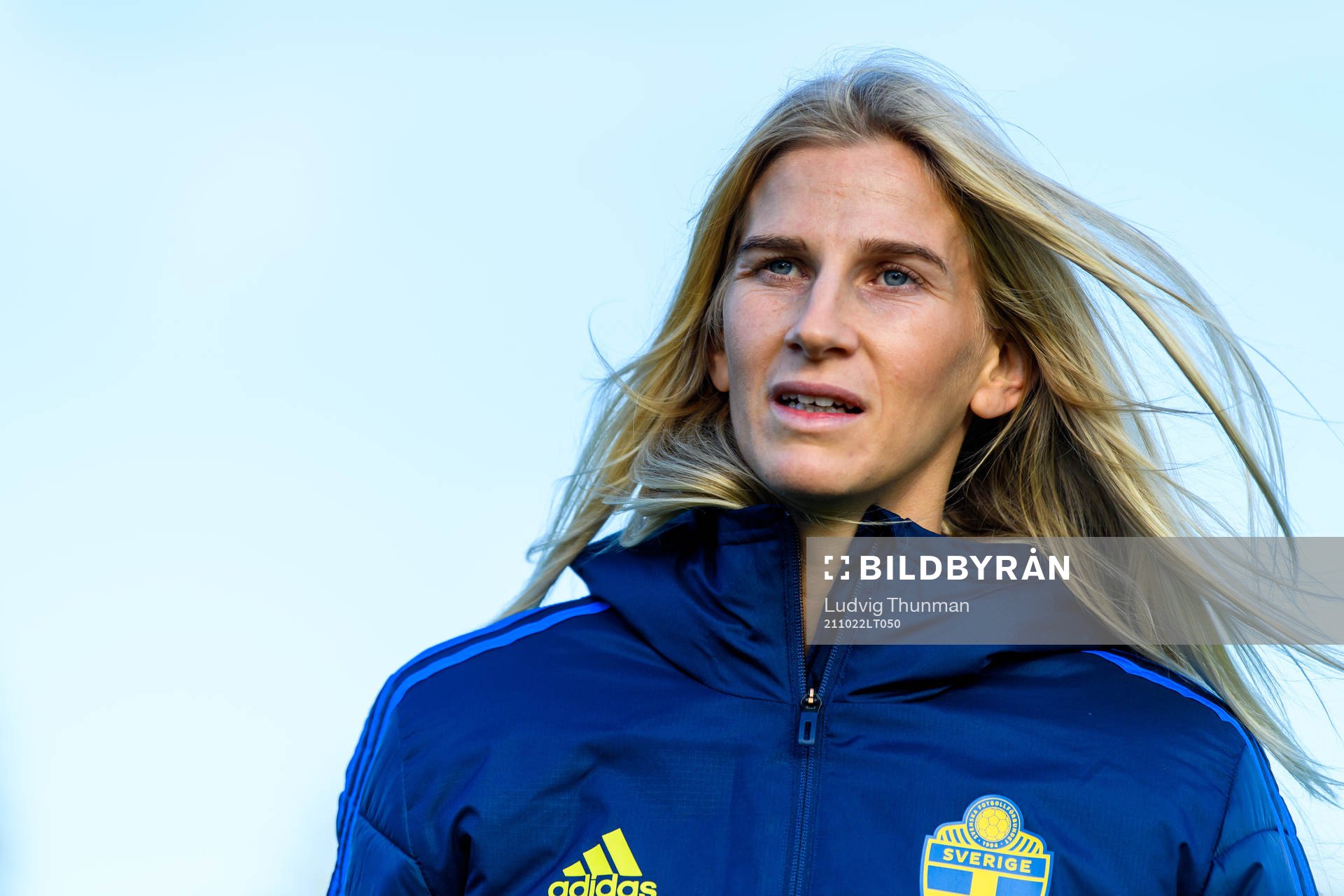 Sofia Jakobsson of the Swedish women's national football