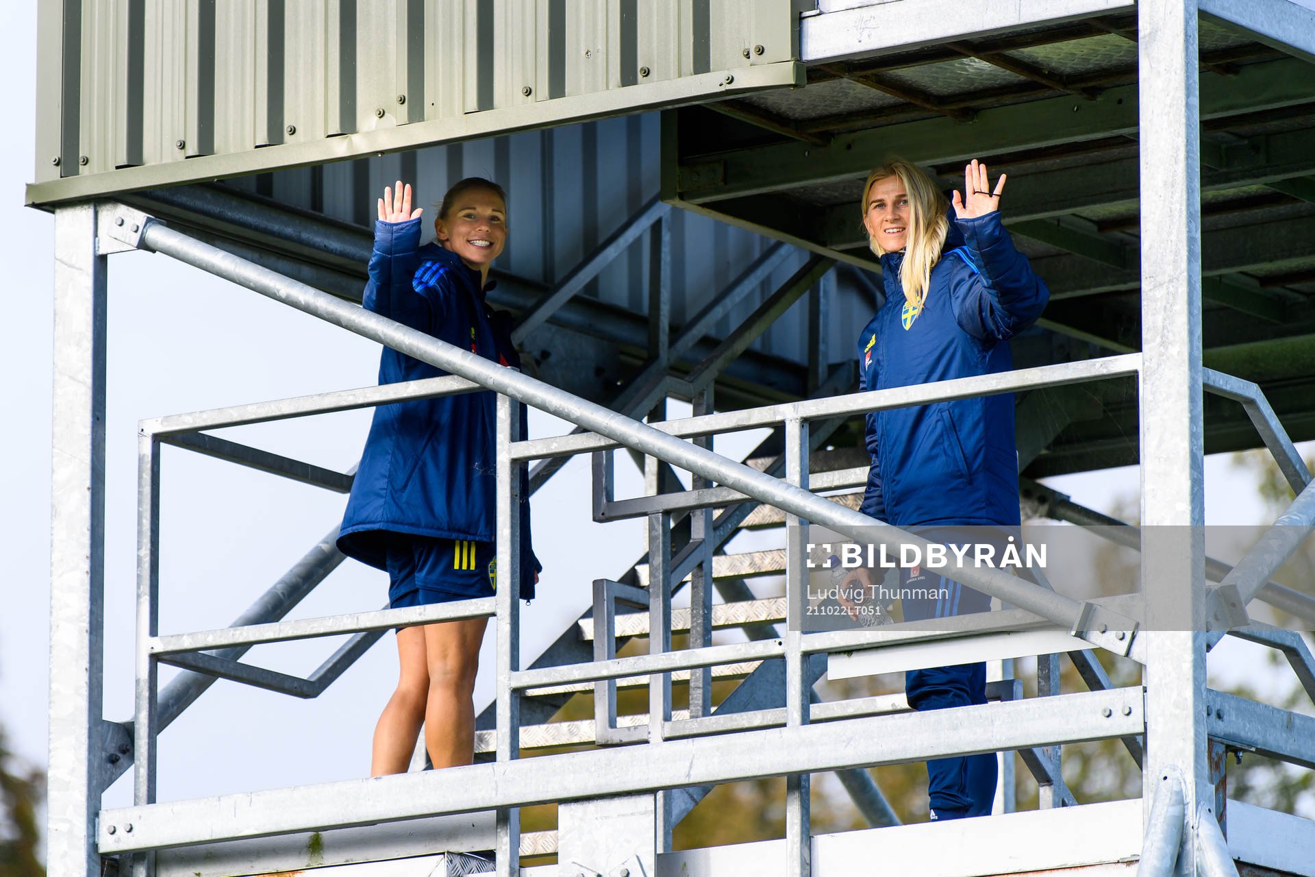 Jonna Andersson and Sofia Jakobsson of the Swedish women's