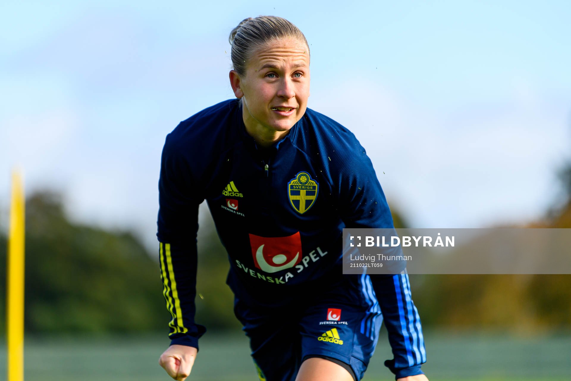 Filippa Curmark of the Swedish women's national football