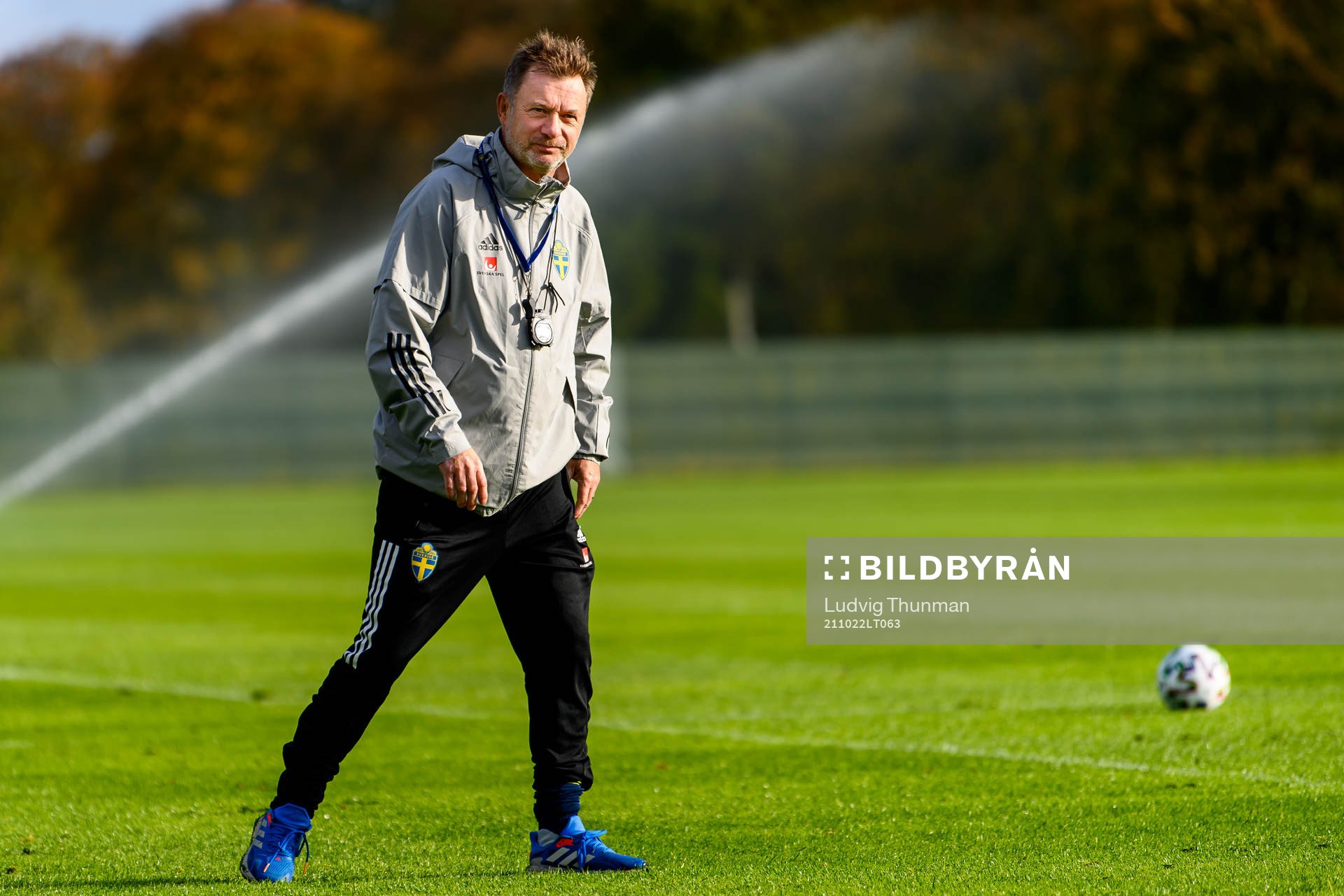 Peter Gerhardsson, head coach of the Swedish women's