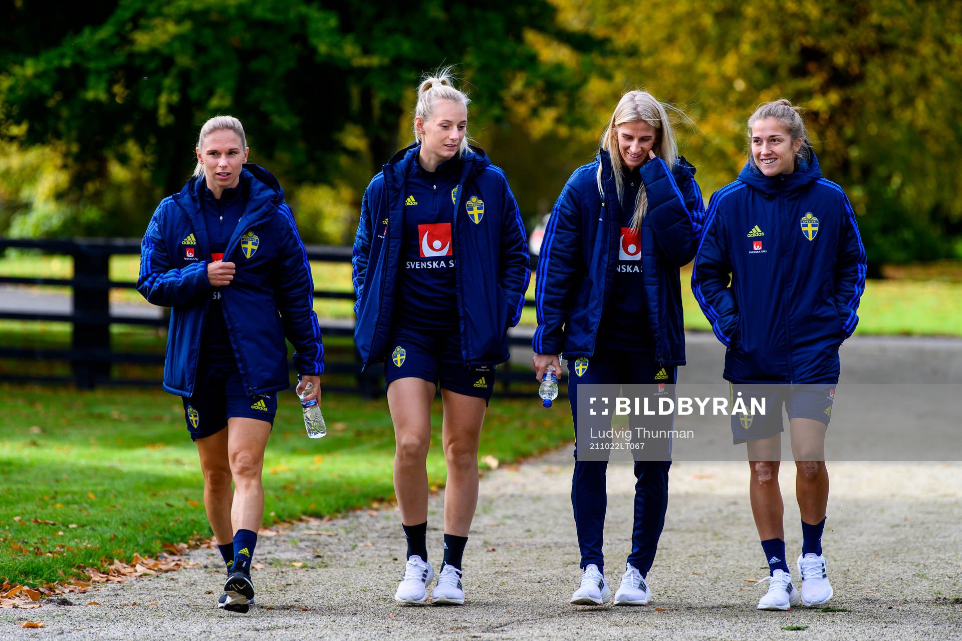 Jonna Andersson, Stina Blackstenius, Sofia Jakobsson and