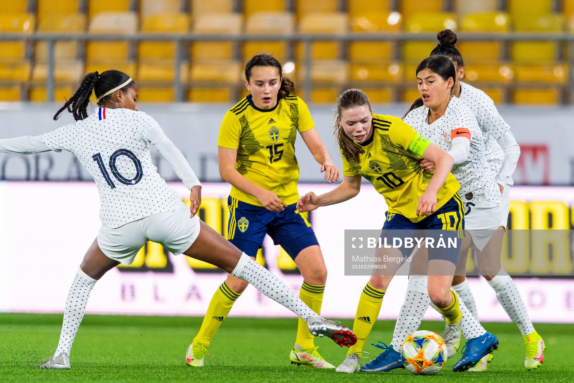 Frankrikes Shana Chossenotte och Alice Marques