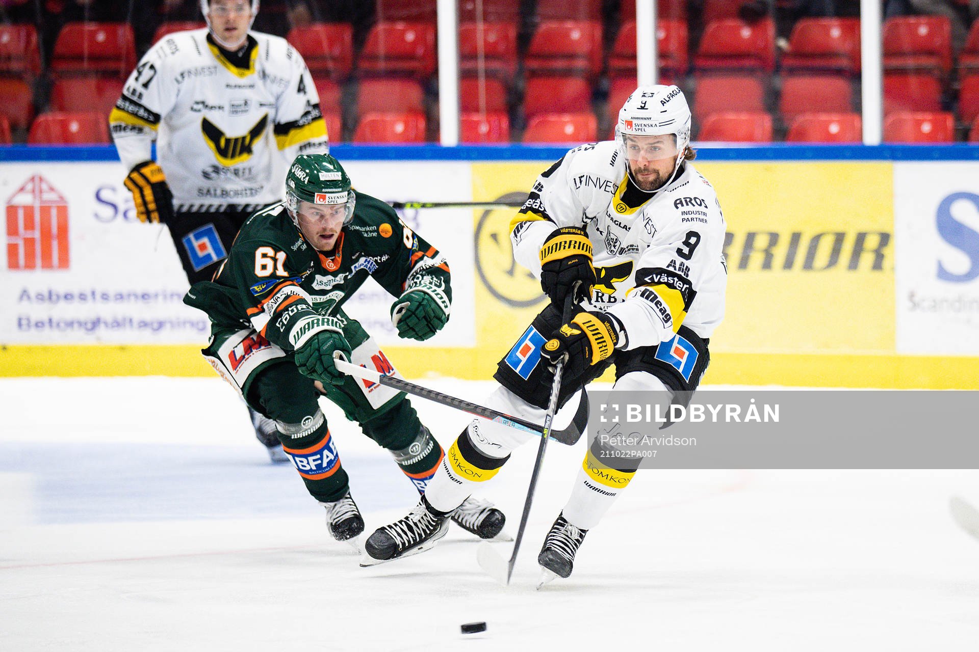 Kristianstads Malte Sjögren och Västerås Mikael Frycklund