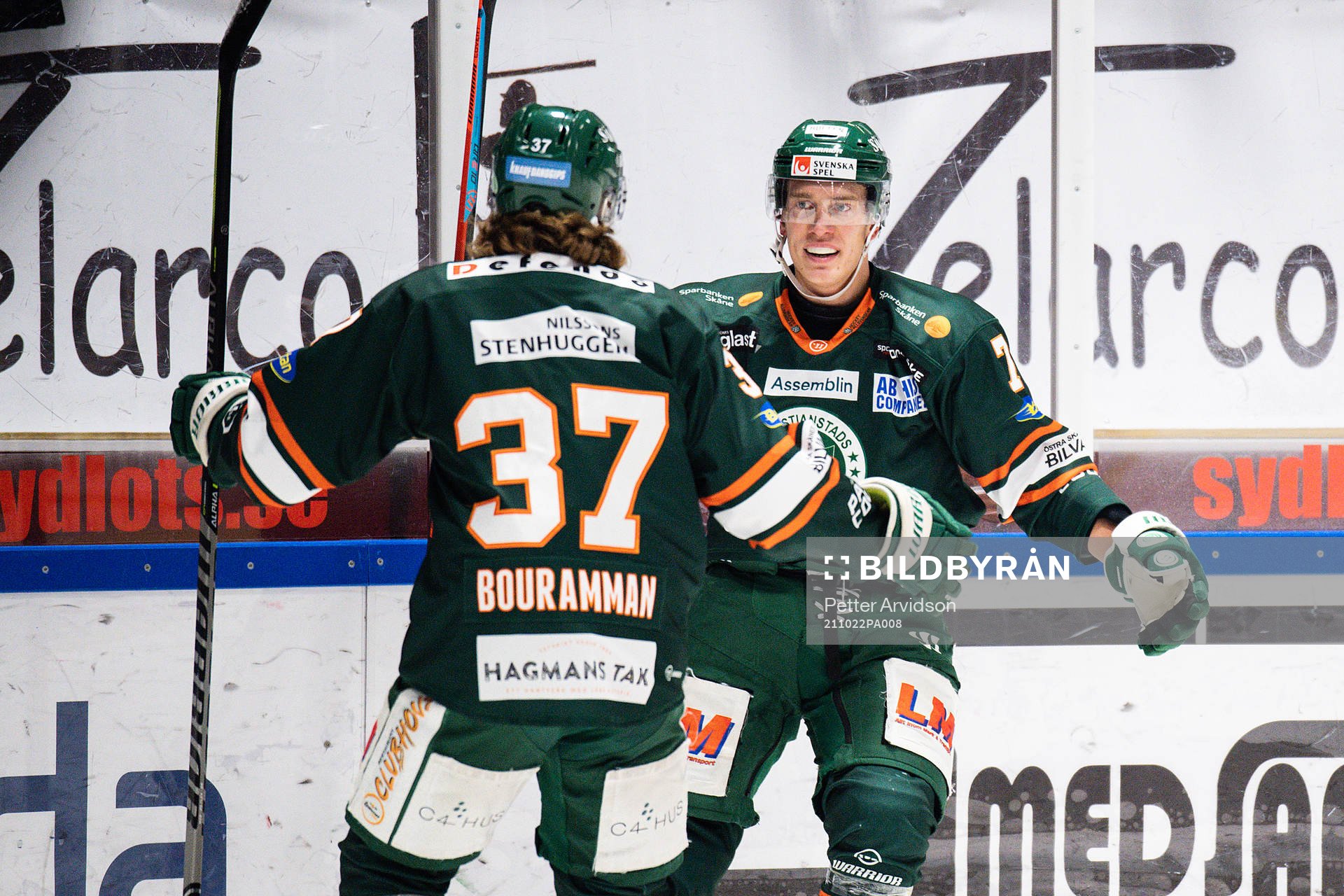 Kristianstads Gustav Bouramman och Nikolai Skladnichenko