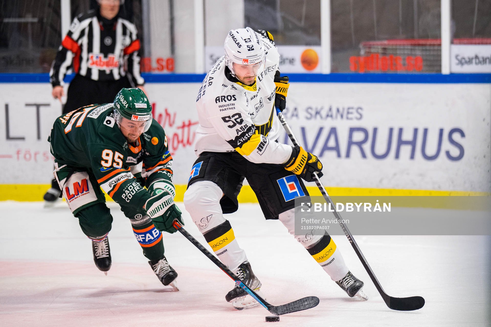 Kristianstads Deven Sideroff och Västerås August Tornberg