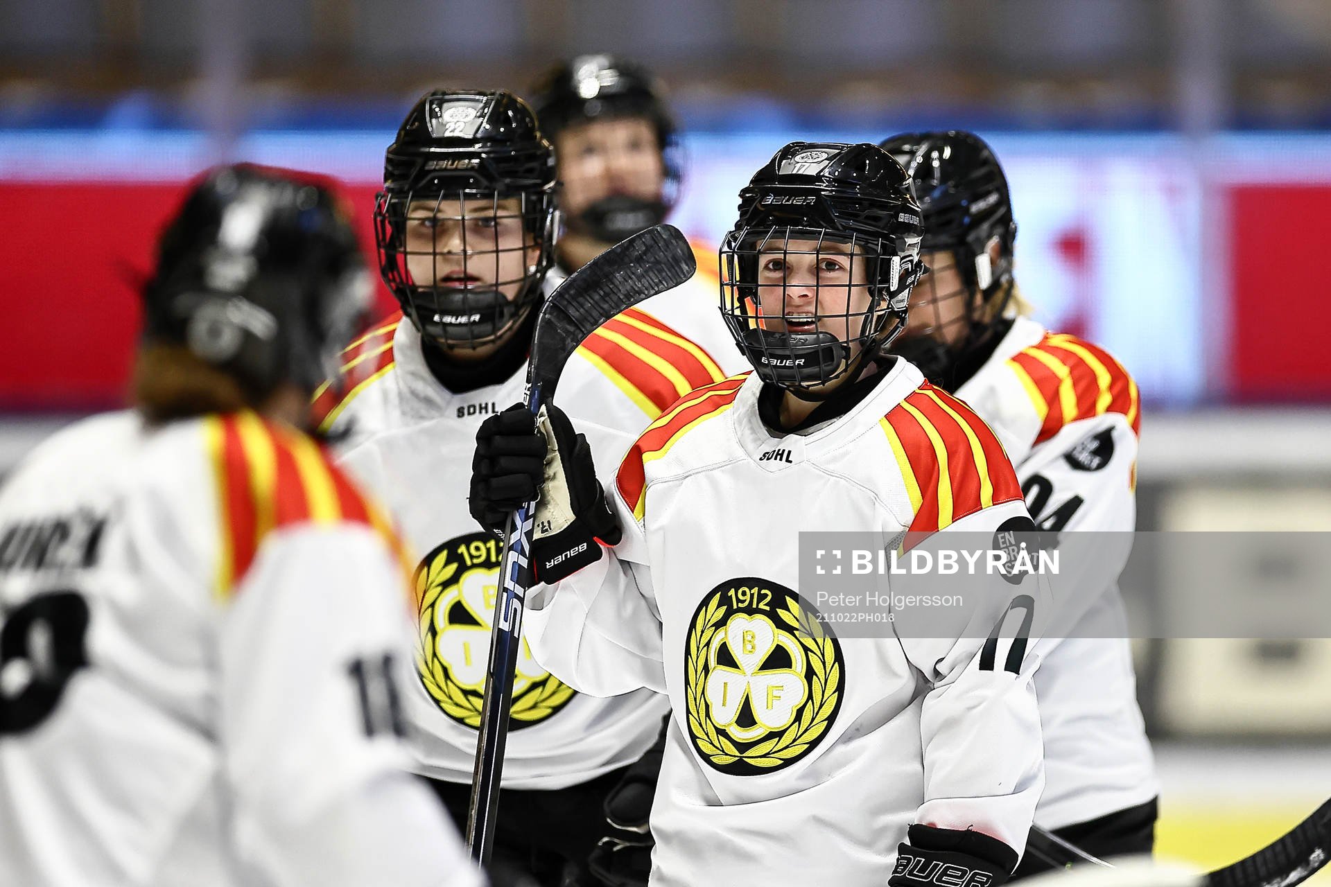 Brynäs Jaycee Gebhard jublar