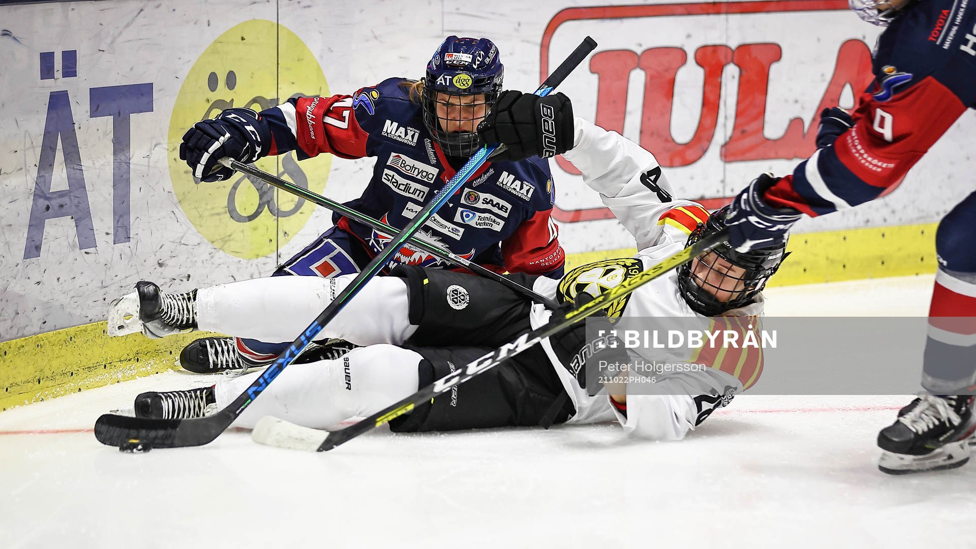 Linköpings Lenka Serdar och Brynäs Jenny Antonsson