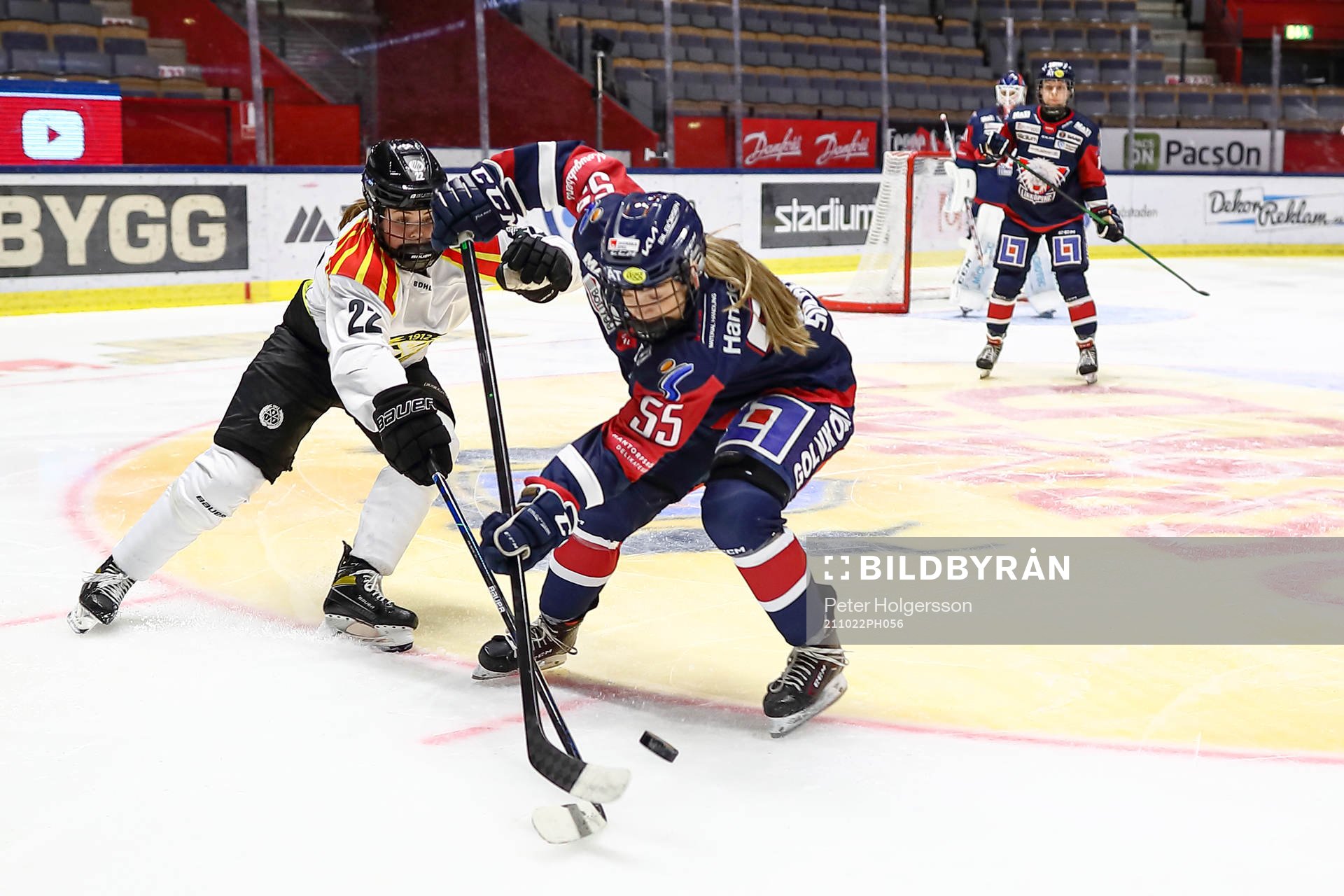 Brynäs Hanna Thuvik och Linköpings Alva Solberg