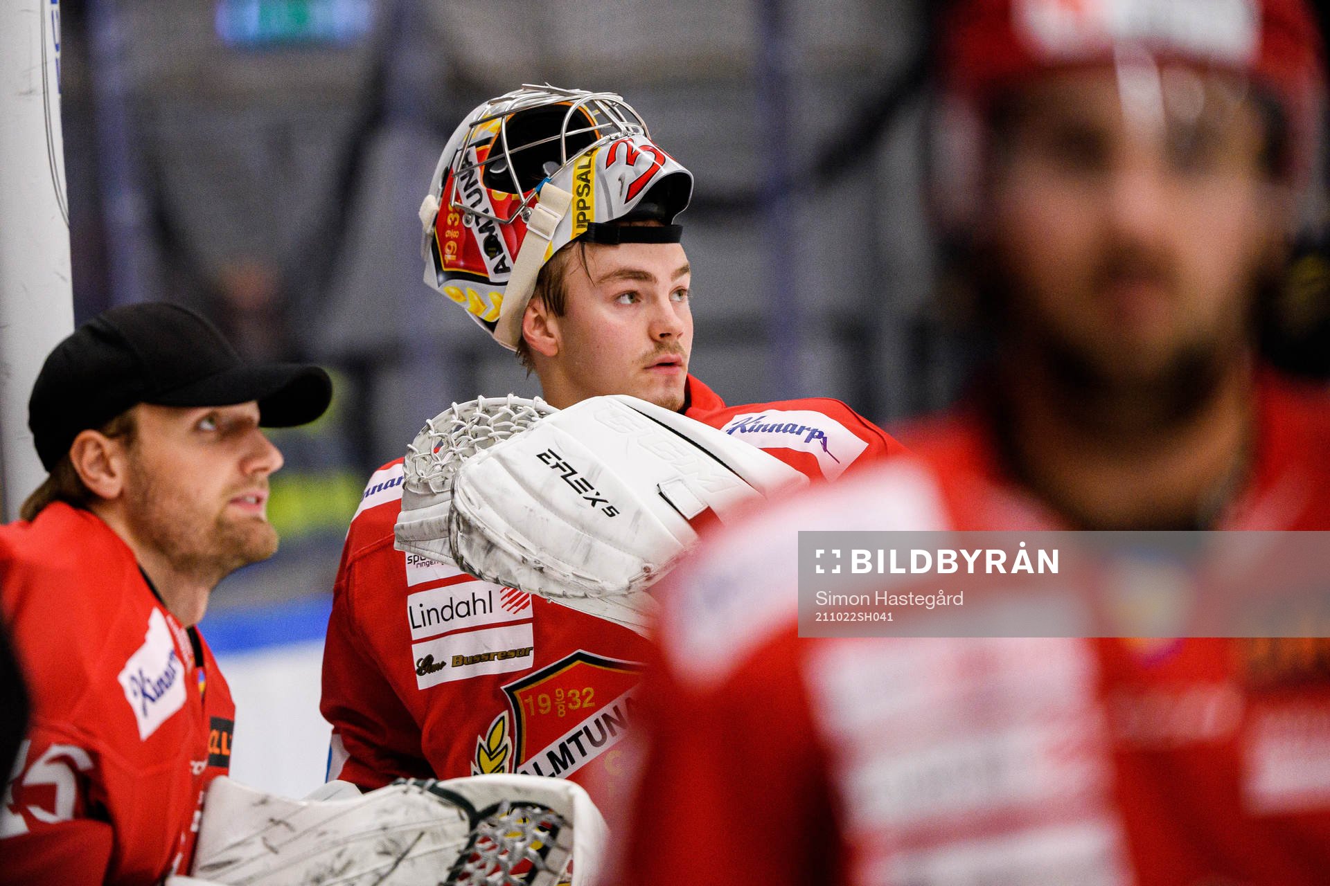 Almtunas målvakt Jesper Eliasson och målvakt Oscar Leijon