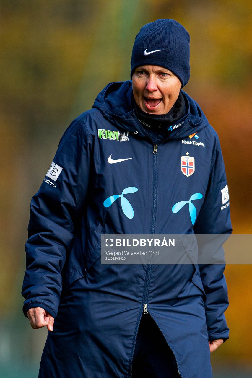Lena Tyriberget, assistant coach of the Norwegian women's