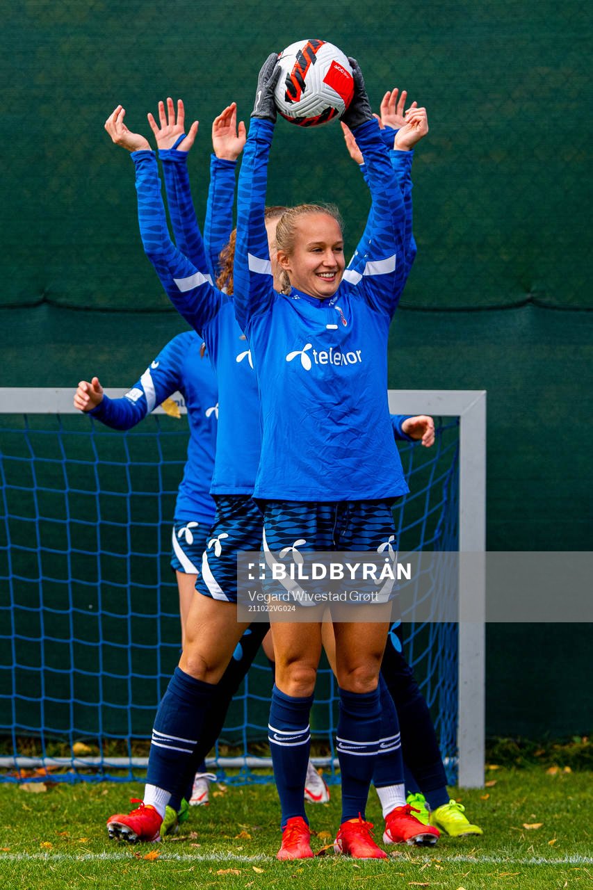 Maria Olsvik of the Norwegian women's national football team
