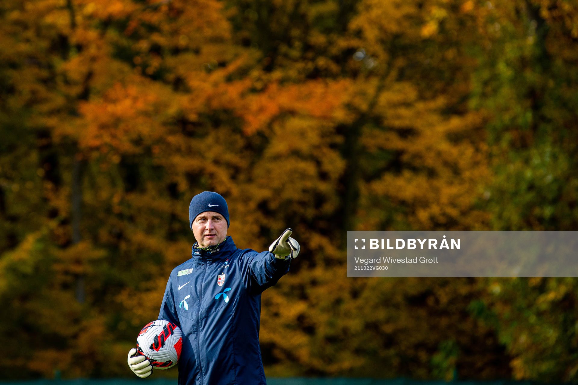 Roger Eskeland, goalkeeper coach of the Norwegian women's