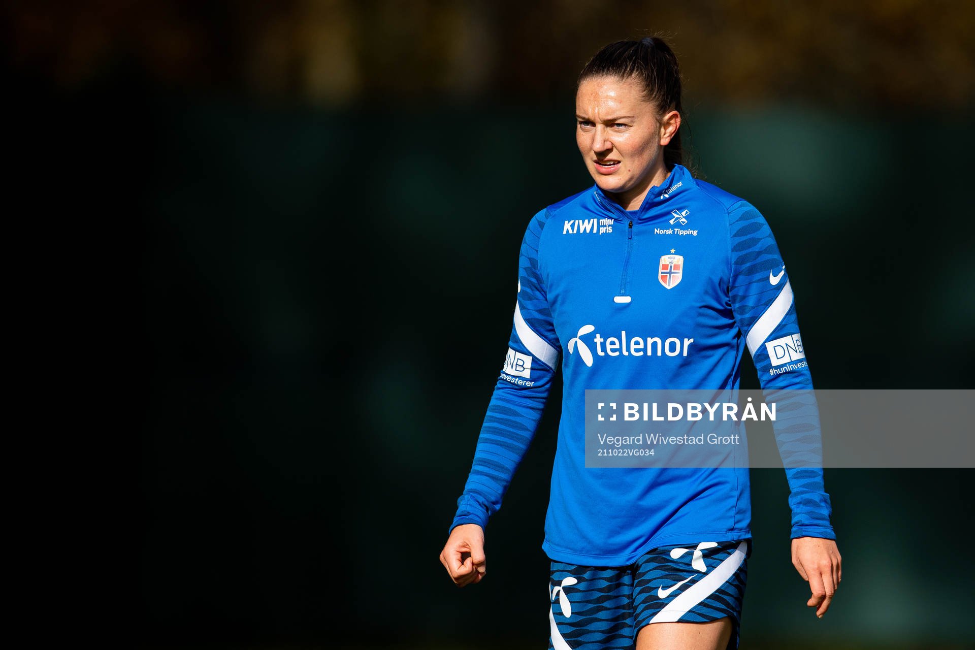 Vilde Bøe Risa of the Norwegian women's national football