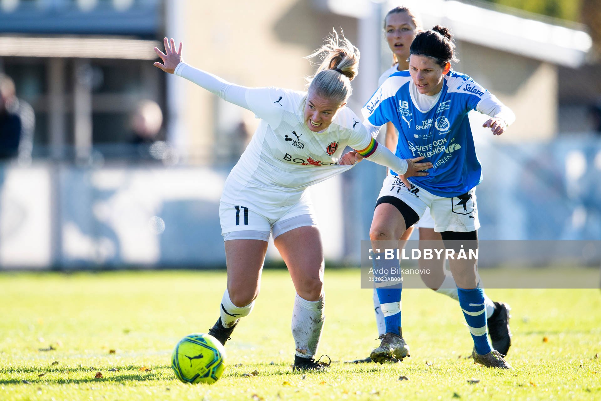 Hittarps Amanda Strandh och Hammenhögs Susanne Moberg