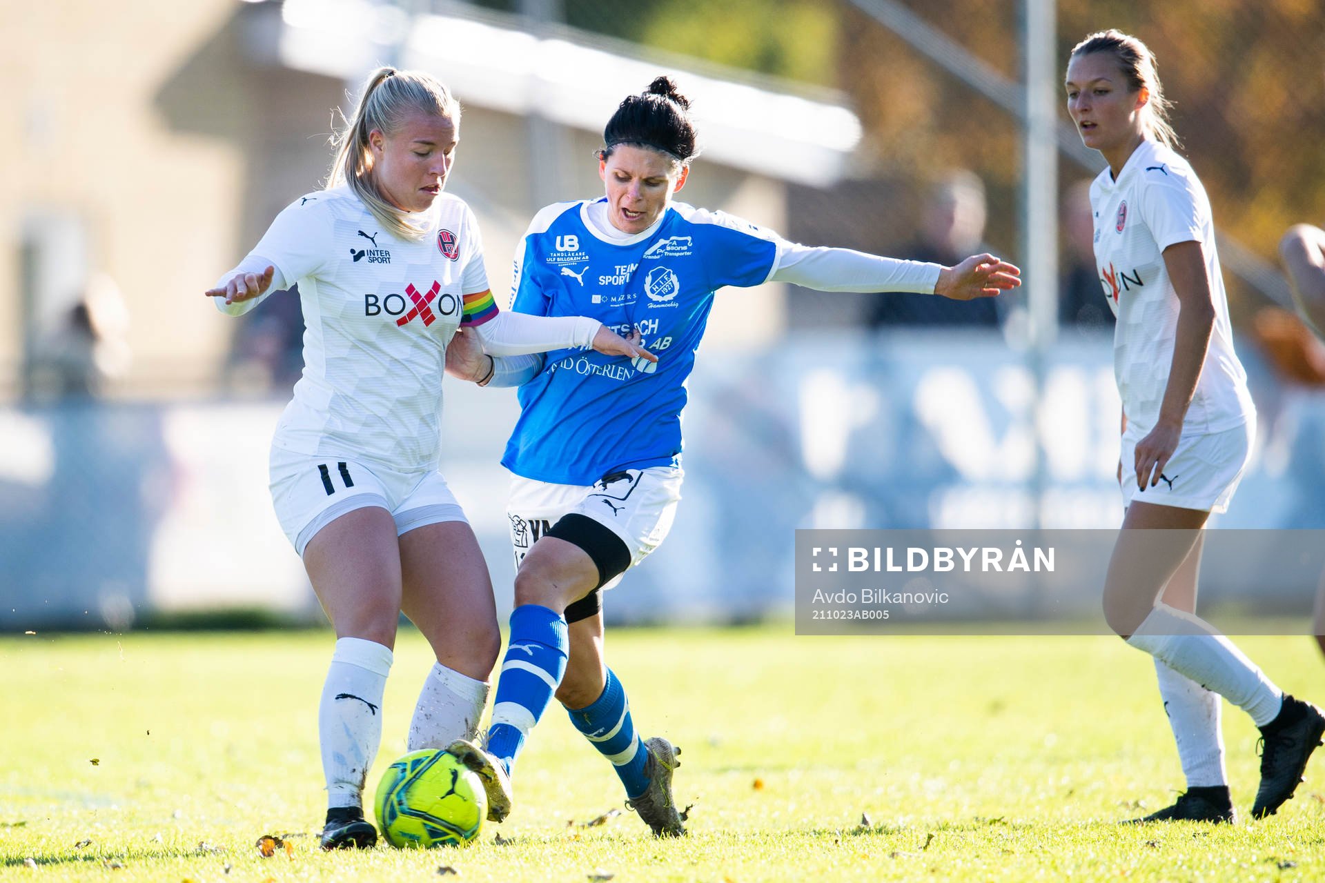 Hittarps Amanda Strandh och Hammenhögs Susanne Moberg