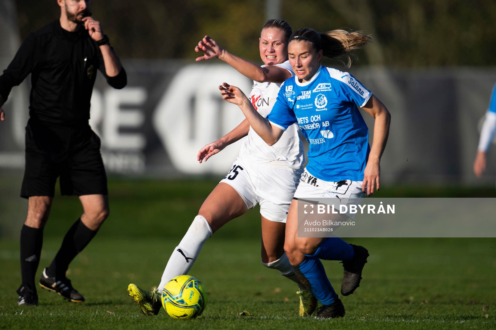 Hittarps Isabelle Angel och Hammenhögs Sara Strömberg