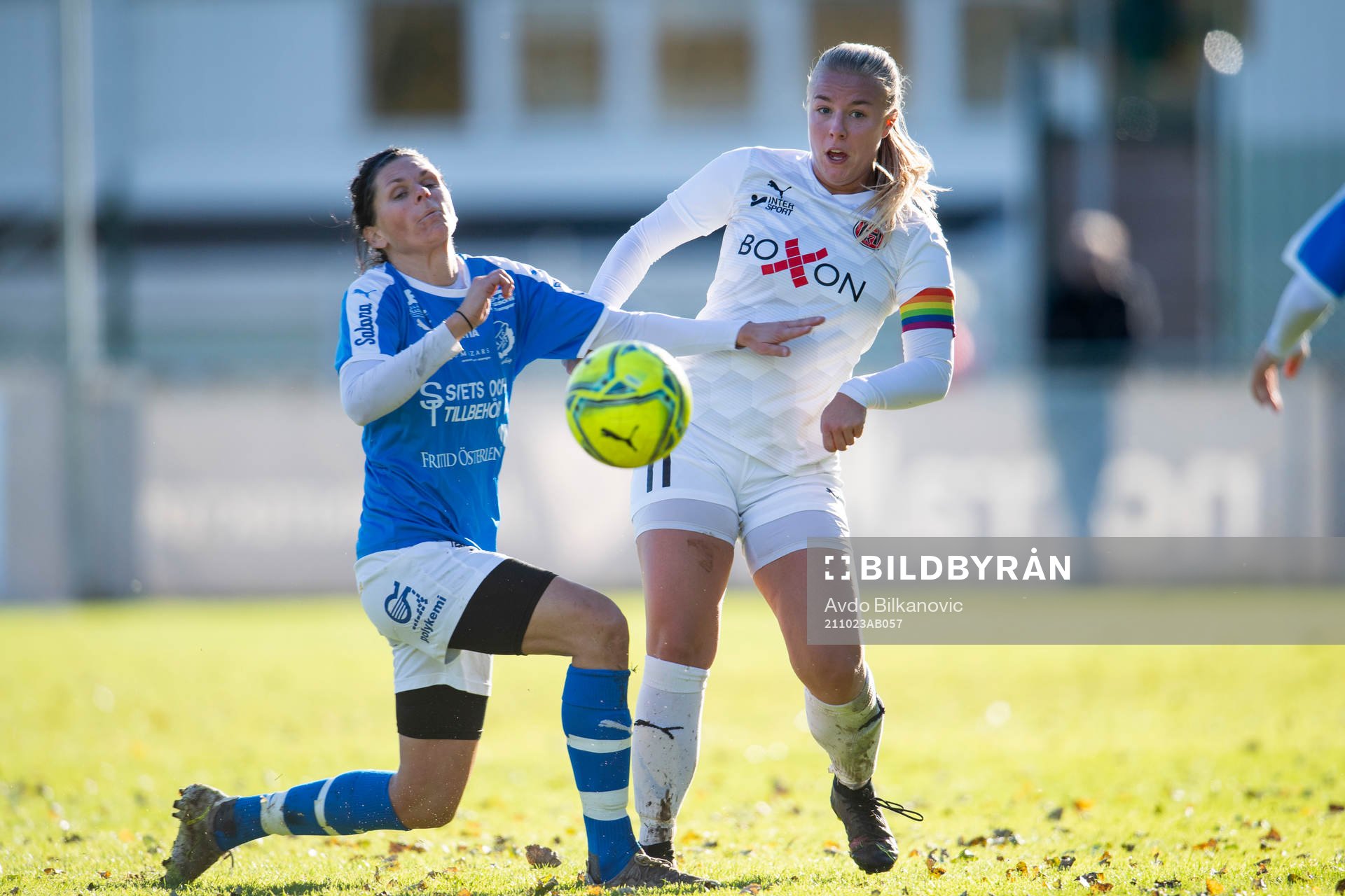 Hittarps Amanda Strandh och Hammenhögs Susanne Moberg