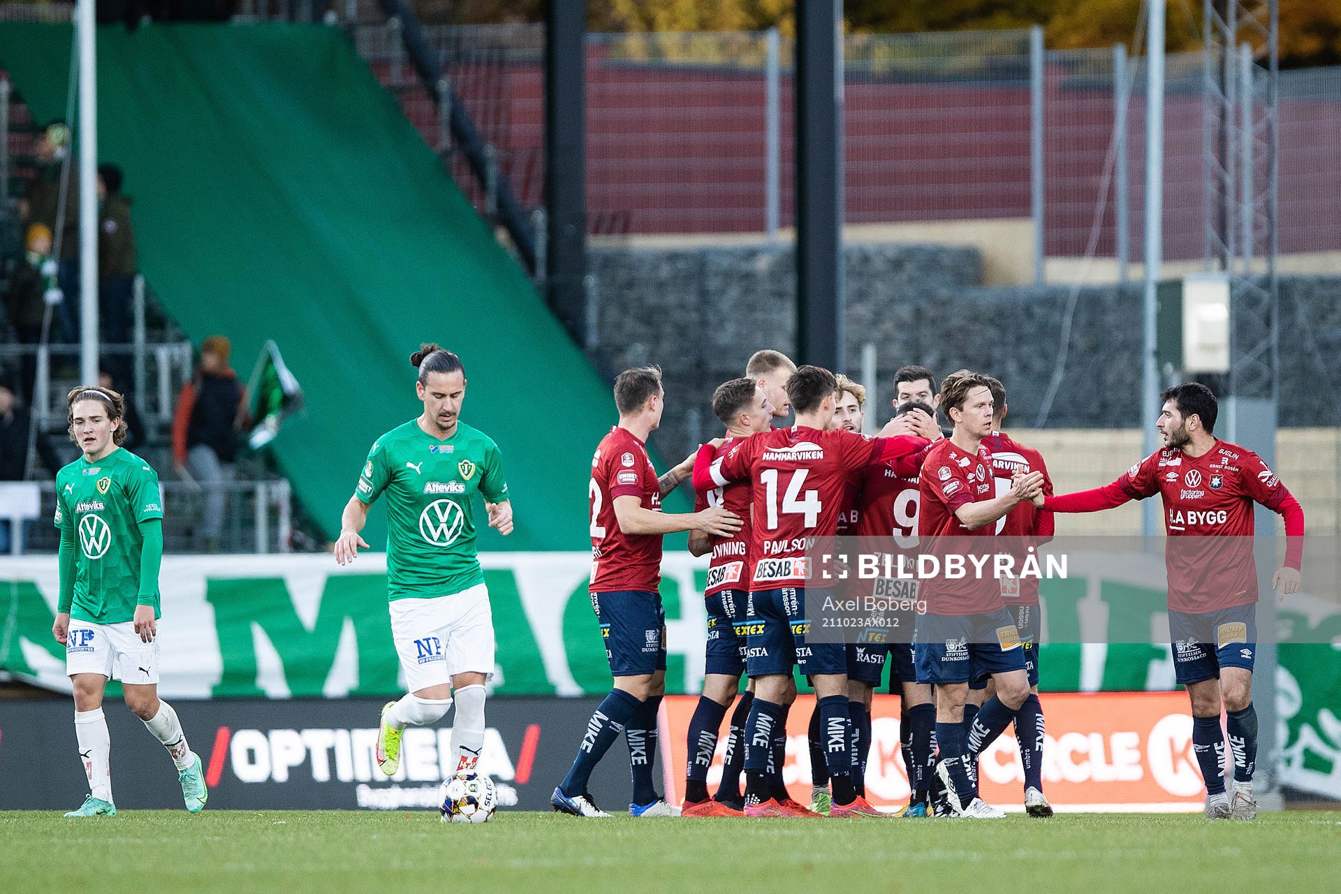 Örgrytes spelare jublar