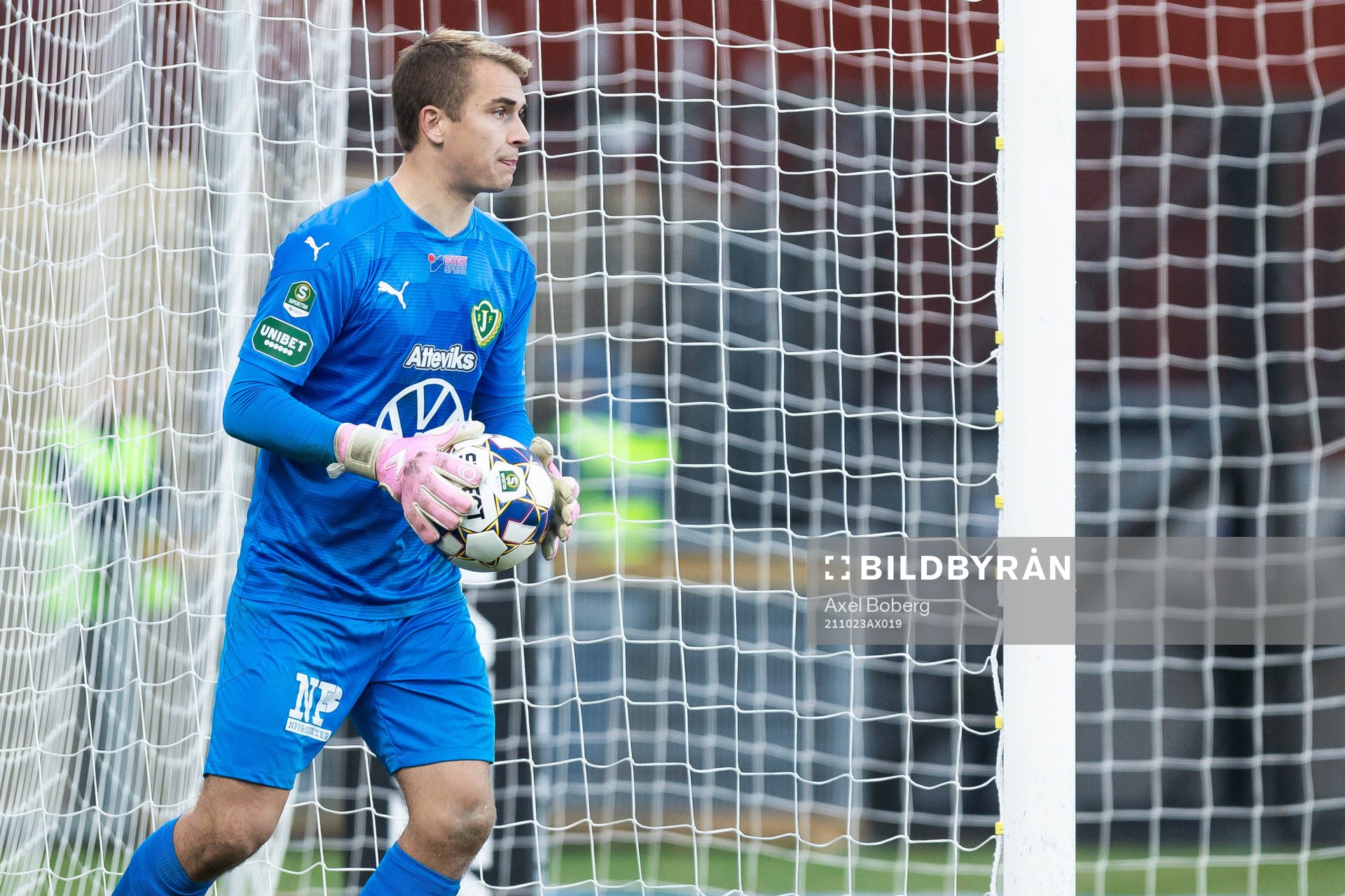 Jönköpings målvakt Felix Jakobsson