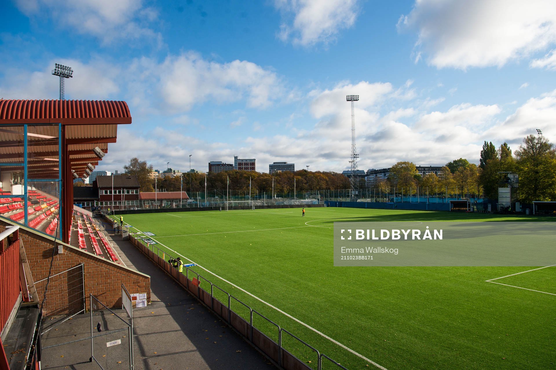 Vy över Skytteholms IP