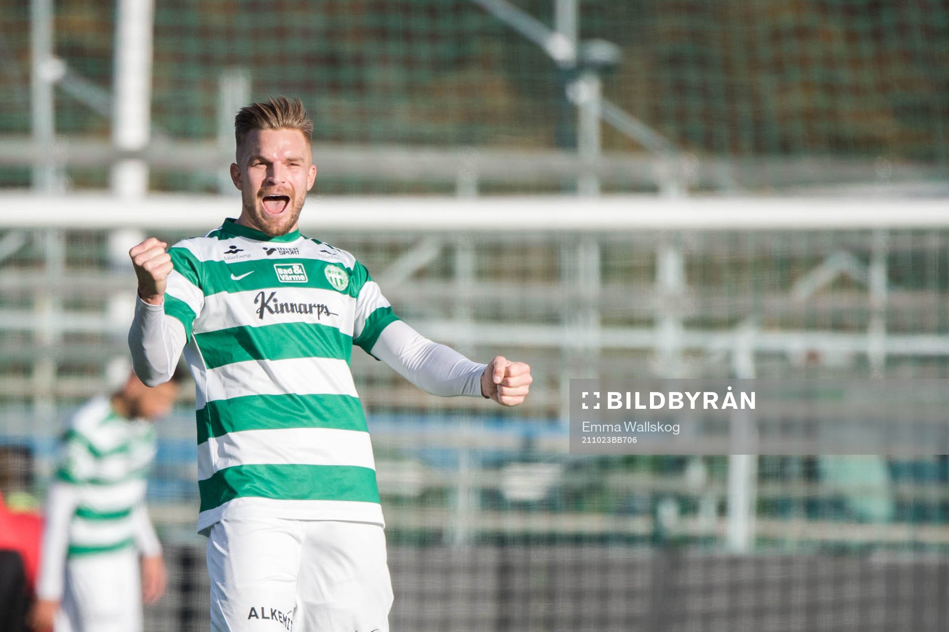Västerås Erik Björndahl jublar