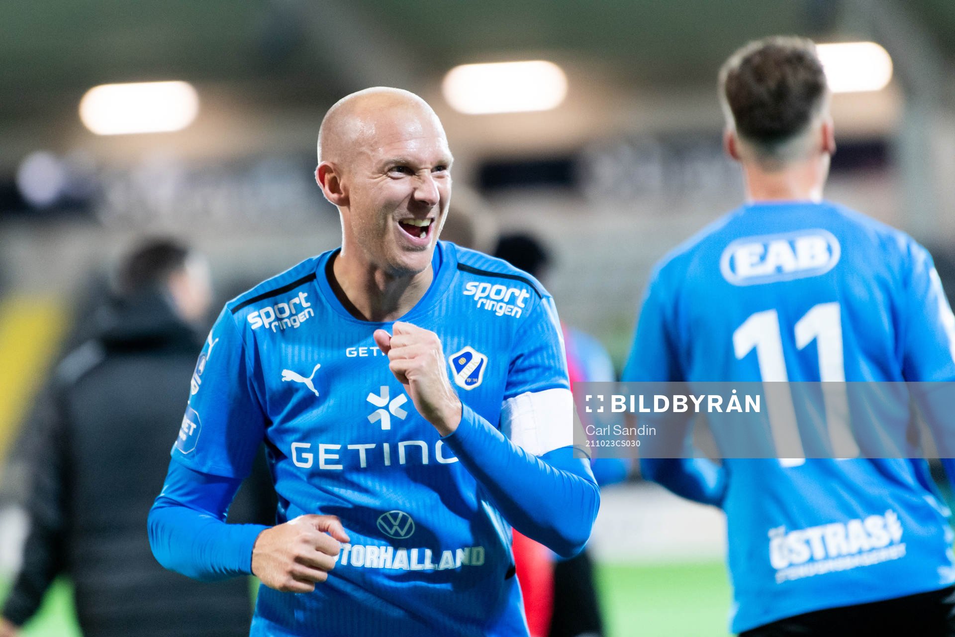 Halmstads Andreas Johansson jublar