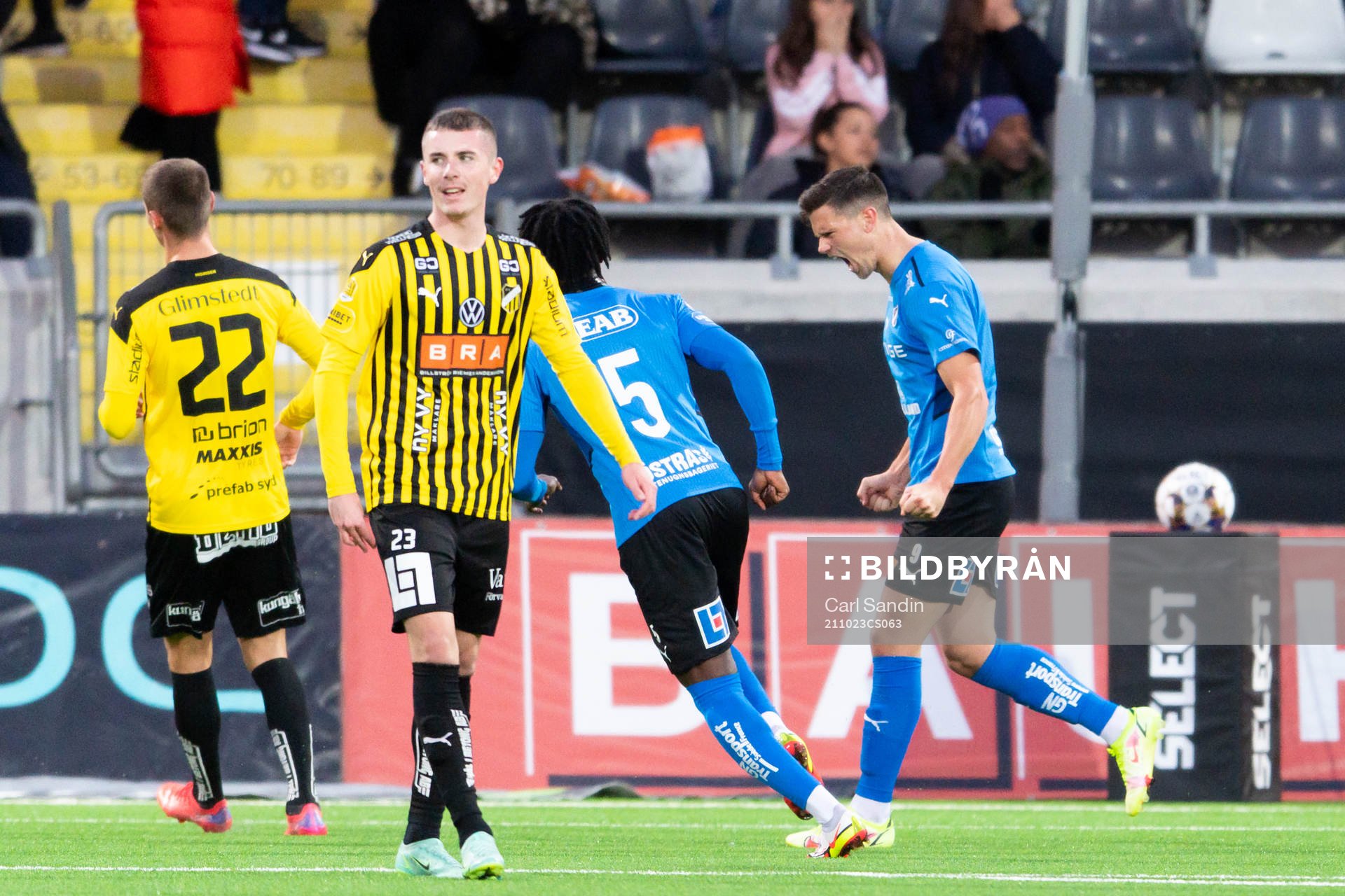 Halmstads Marcus Antonsson jublar