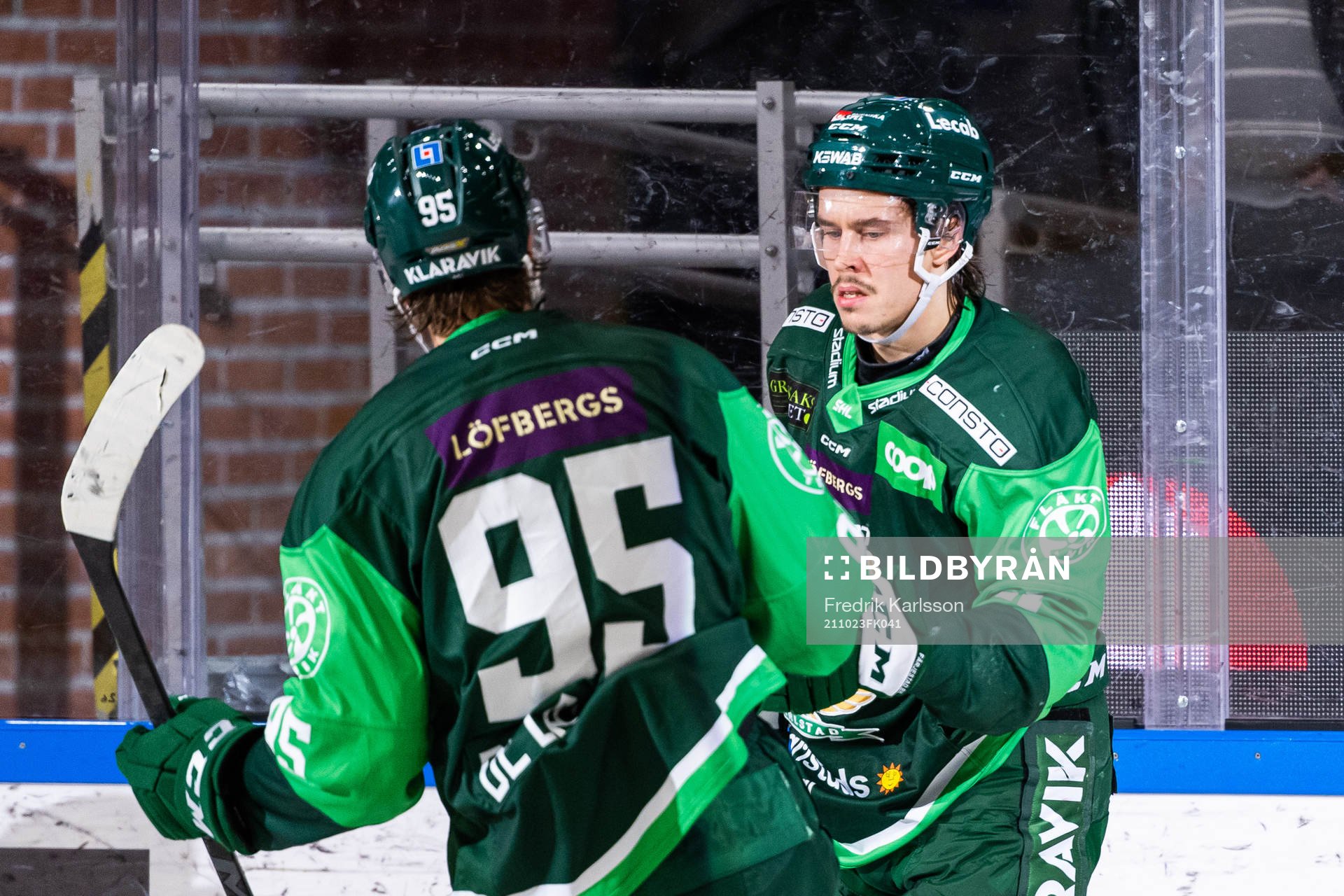 Färjestads Joakim Nygård jublar