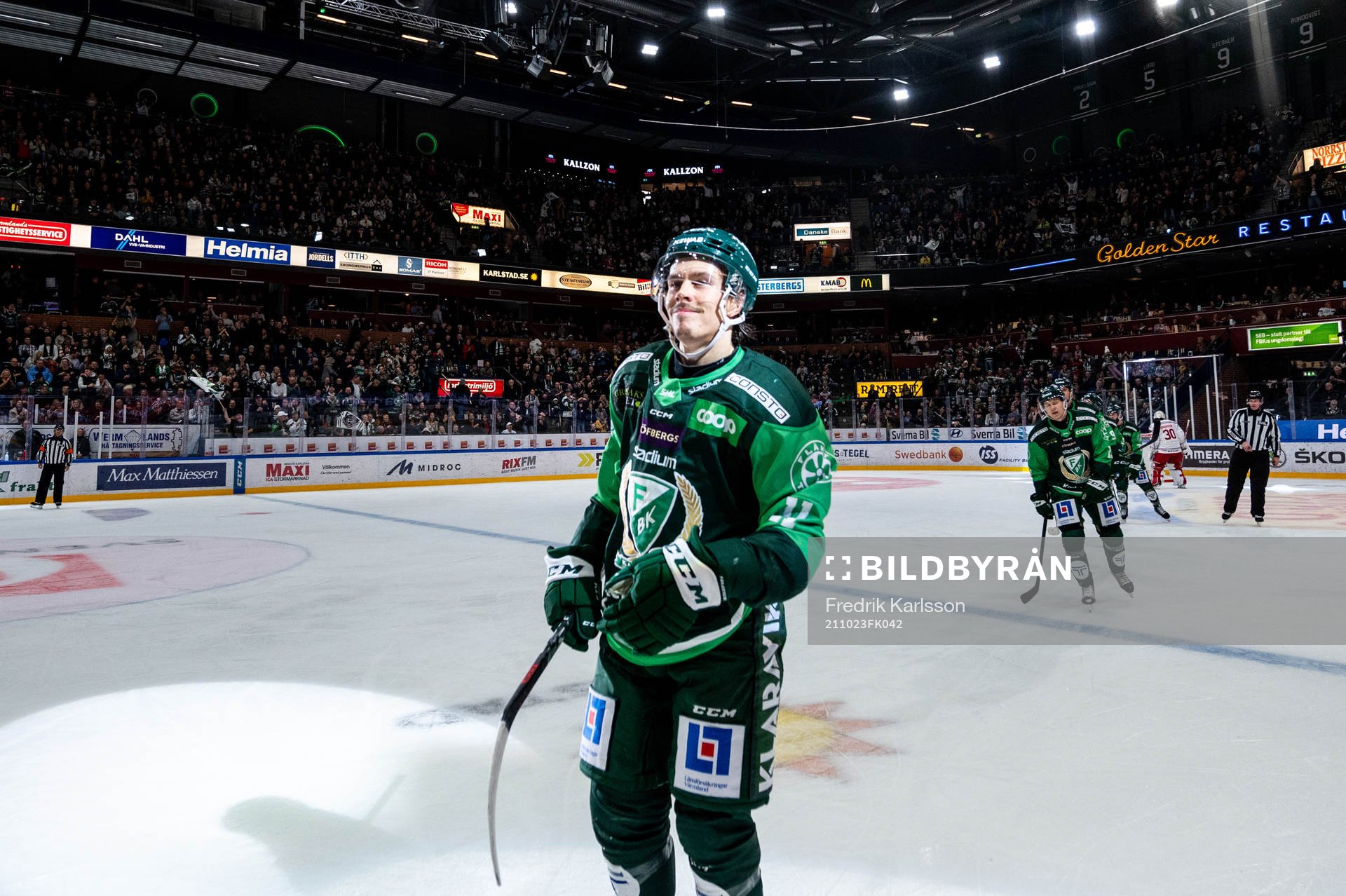 Färjestads Joakim Nygård jublar