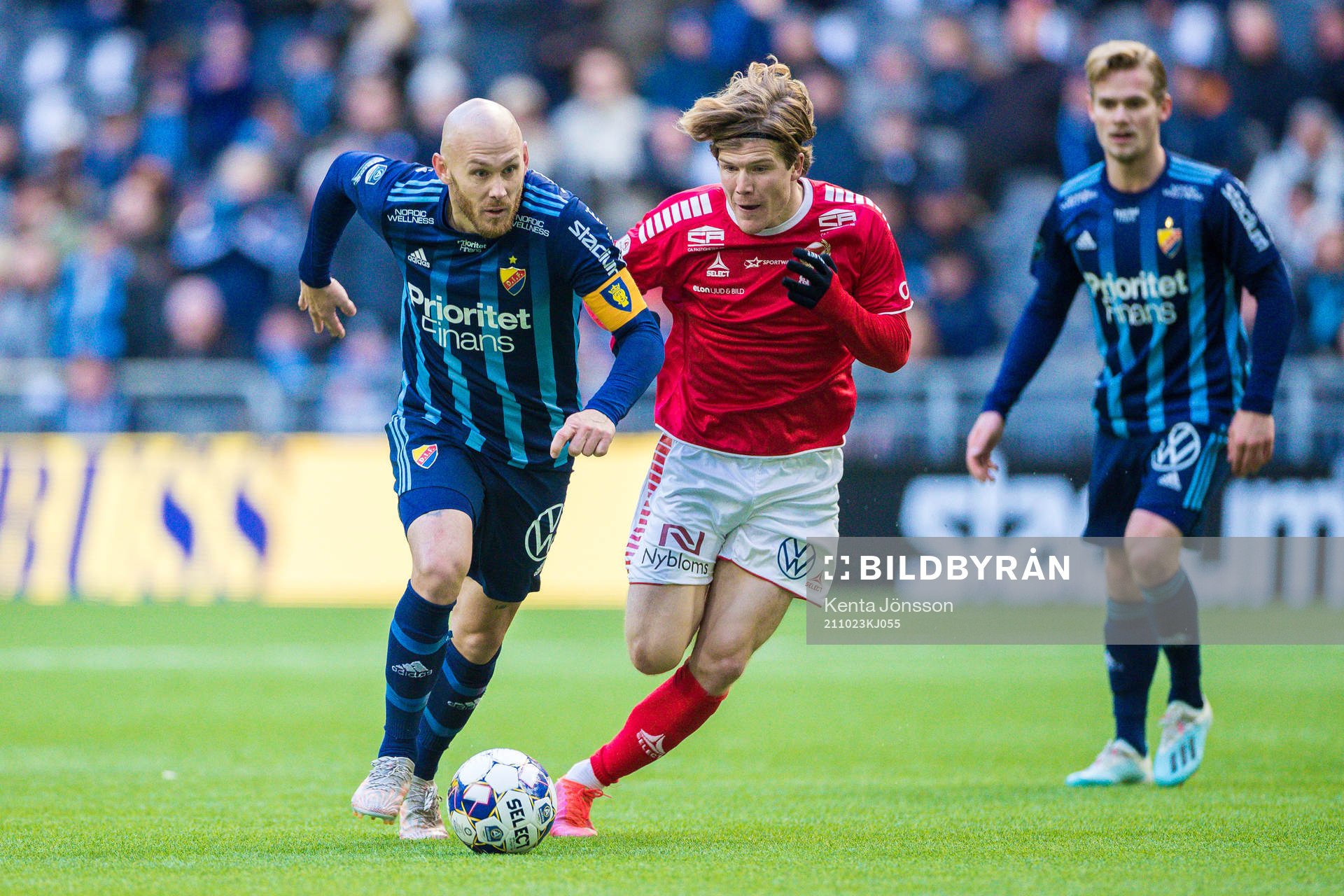 Djurgårdens Magnus Eriksson och Kalmars Oliver Berg