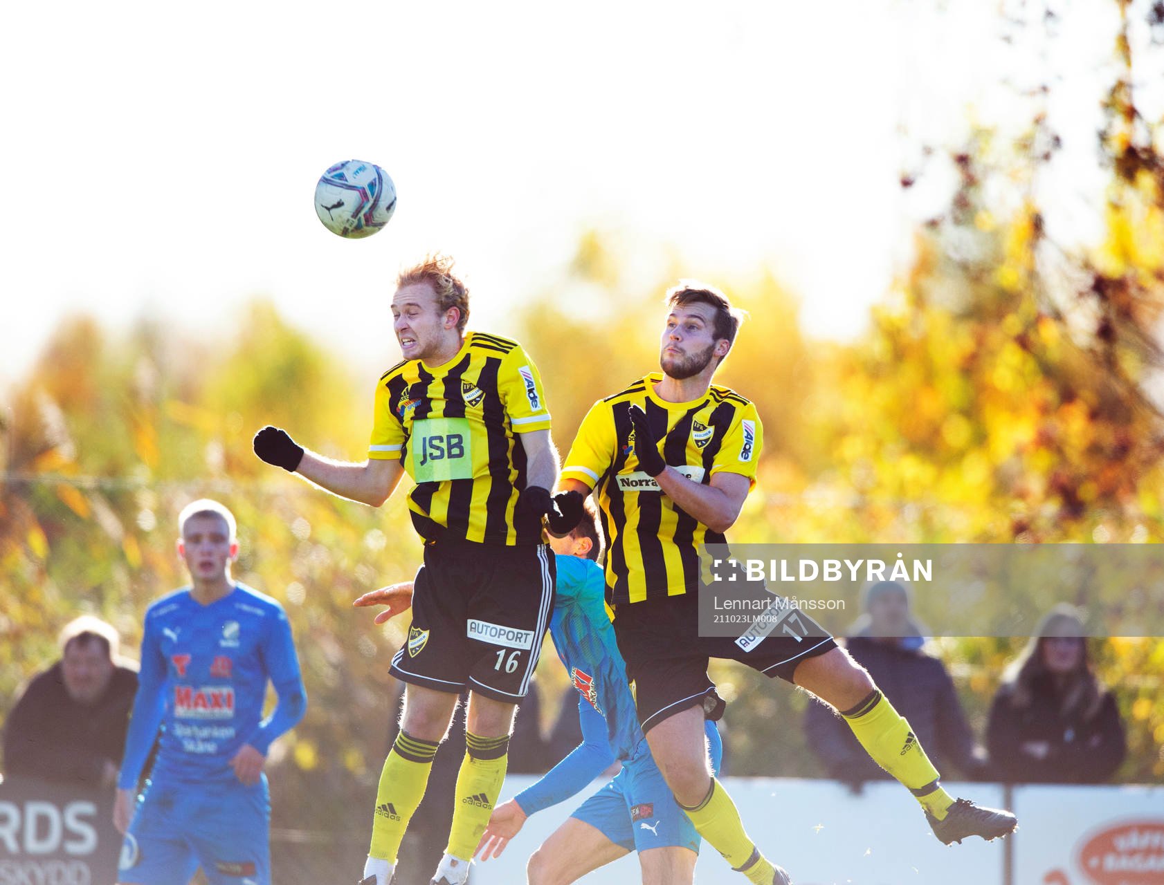 IFK Hässleholms Victor Holmberg och Marcus Thuvesson i