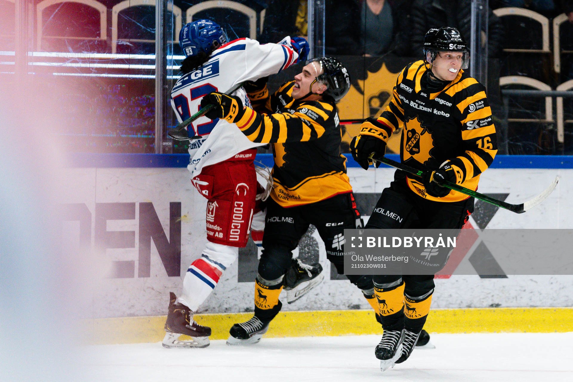 Oskarshamns Cameron Brace och Skellefteås Adam Wilsby