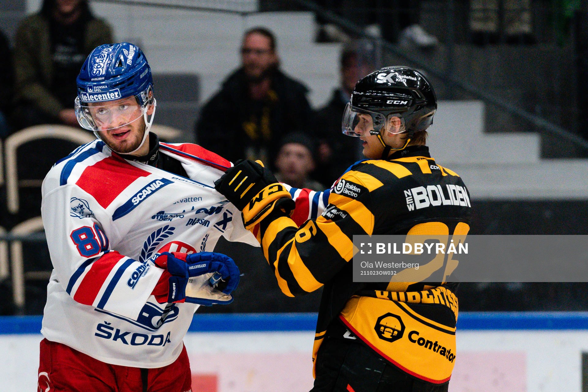 Oskarshamns Tomas Zohorna och Skellefteås Simon Robertsson