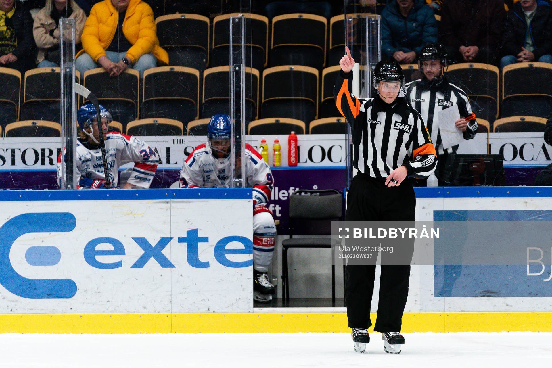 Oskarshamns Cameron Brace fick matchstraff