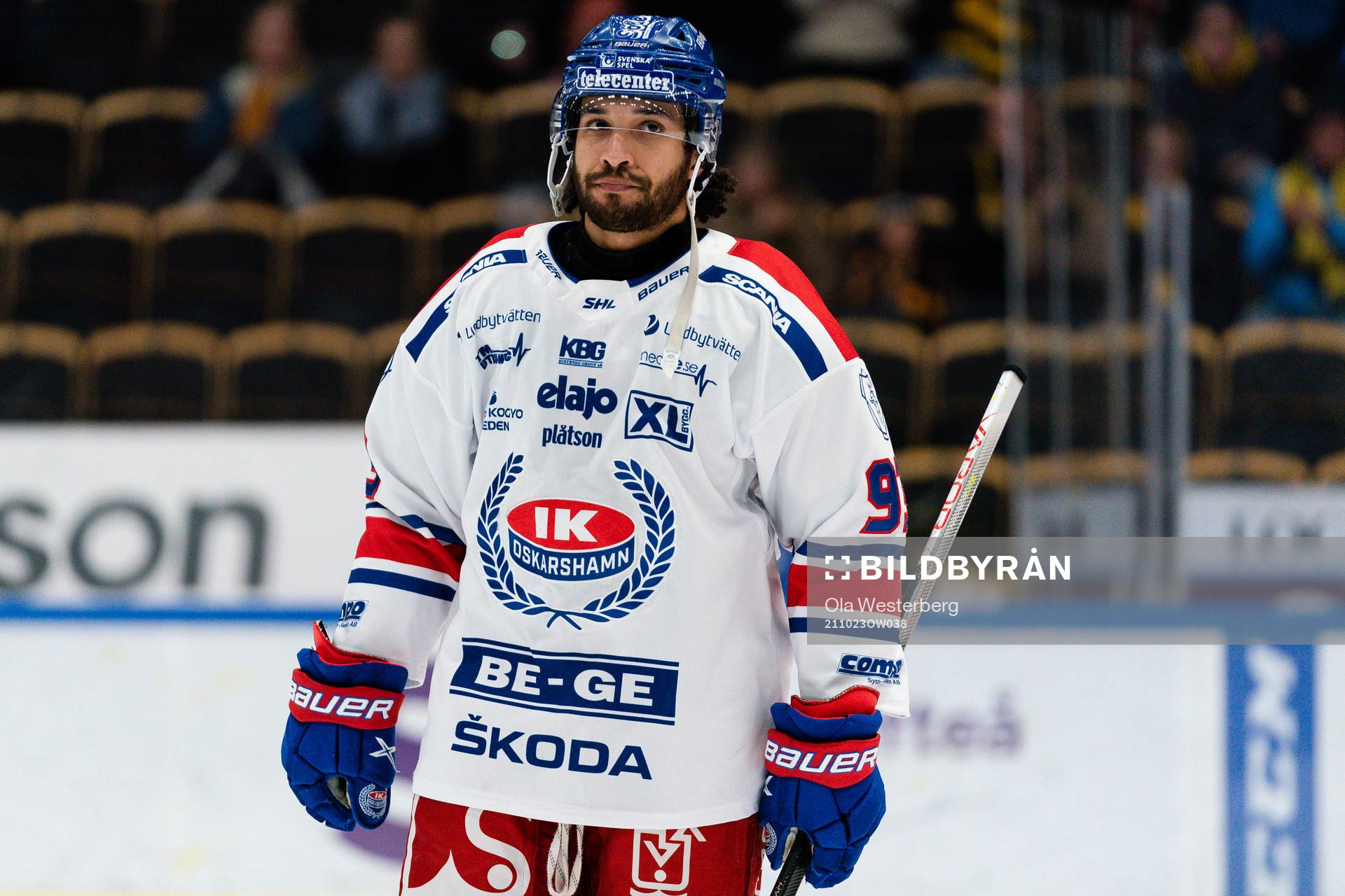 Oskarshamns Cameron Brace fick matchstraff