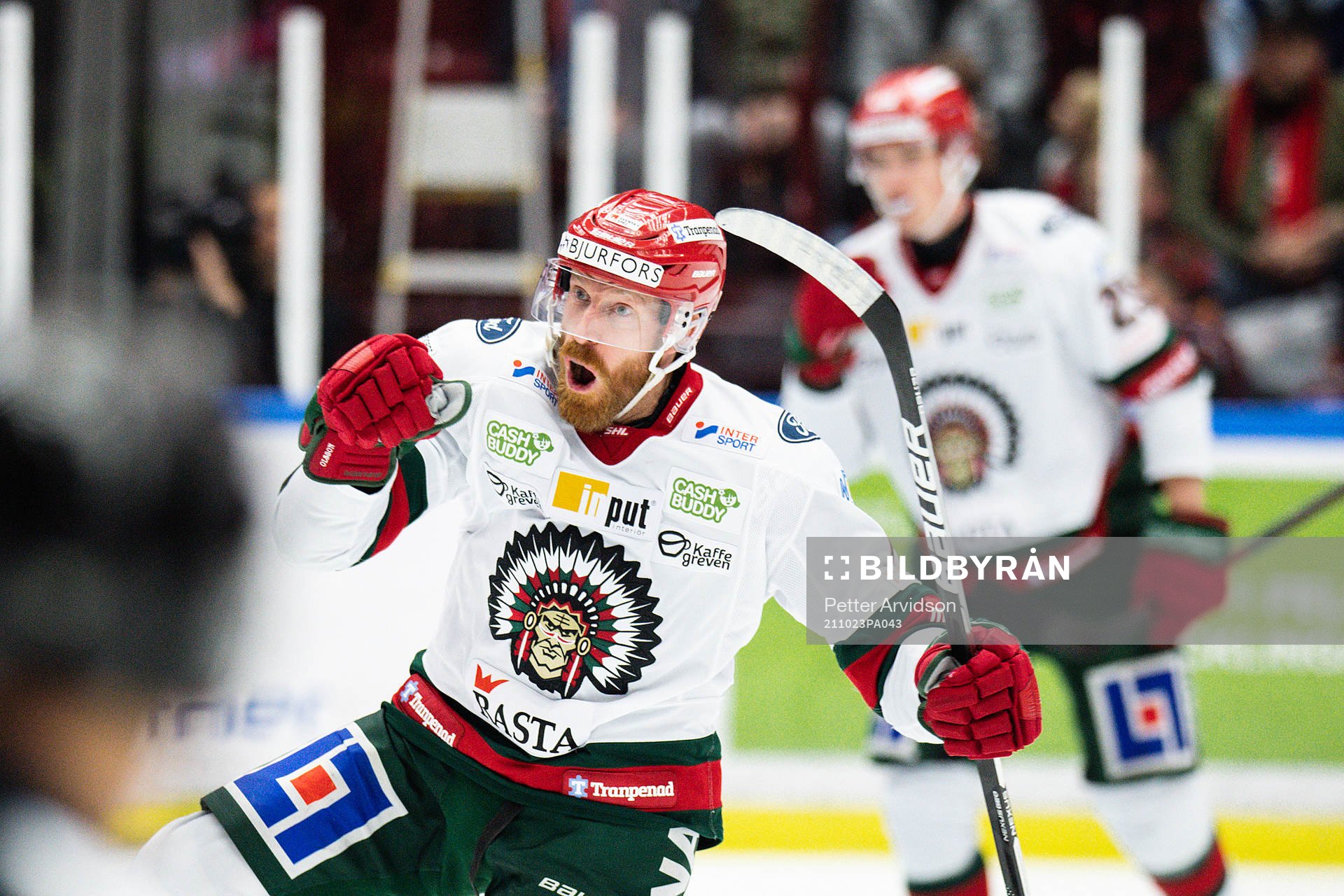 Frölundas Jens Olsson jublar
