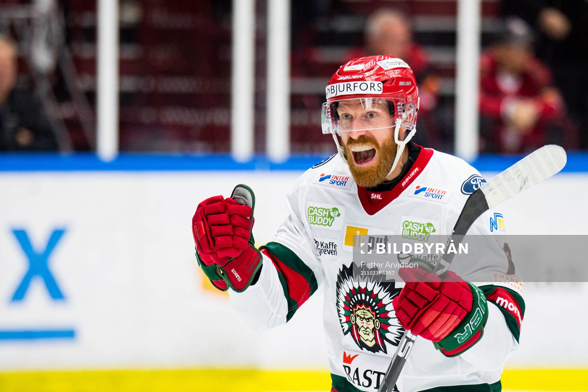 Frölundas Jens Olsson jublar