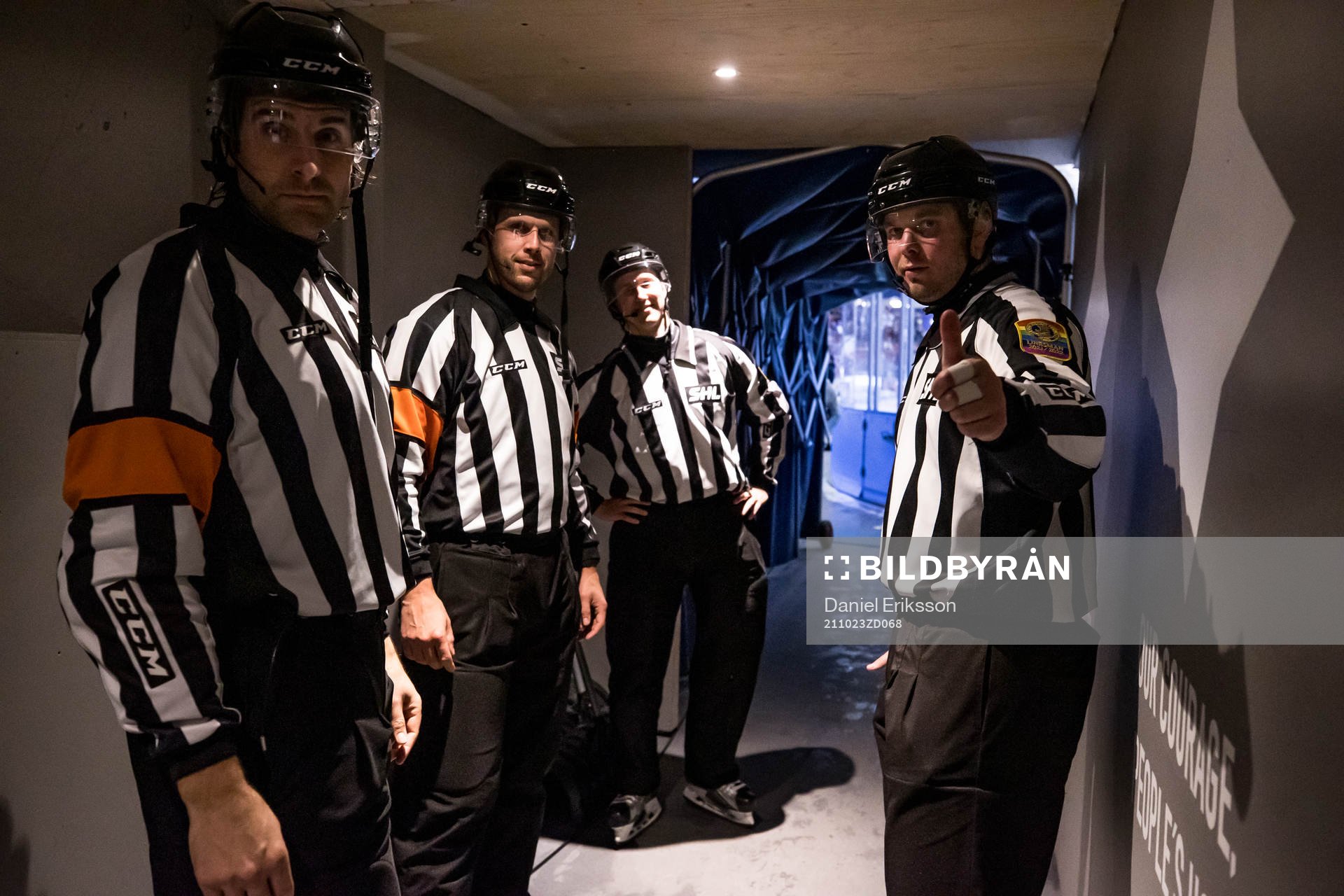 Domare Mikael Sjöqvist och Domare Johan Magnusson och
