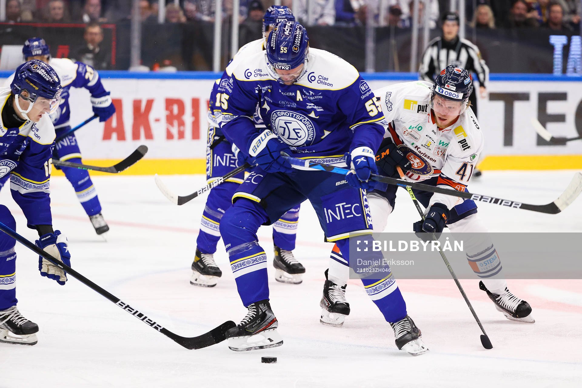 Leksands Jonas Ahnelöv och Växjös Ludvig Nilsson